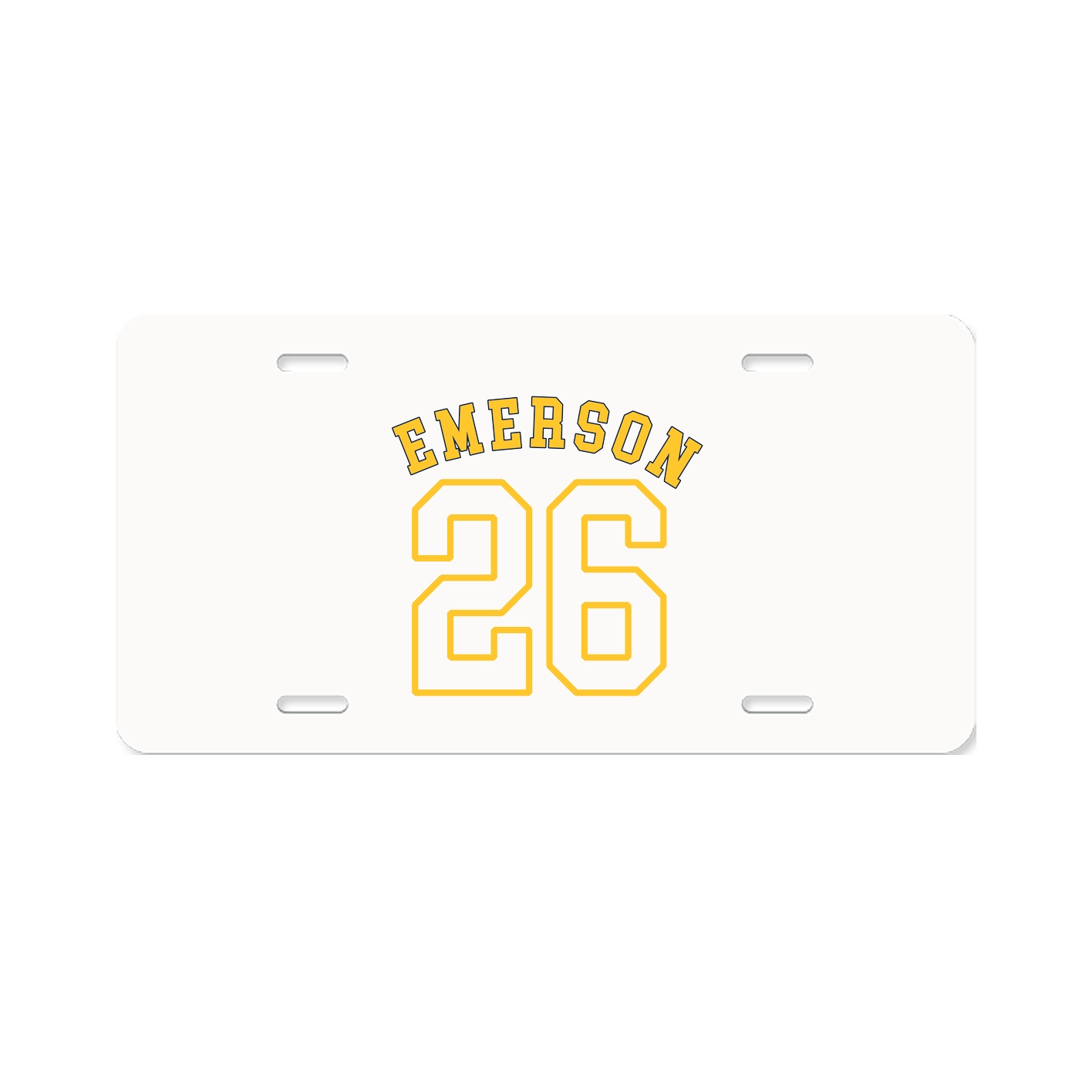 License Plate — Shirsey Arch in Classic