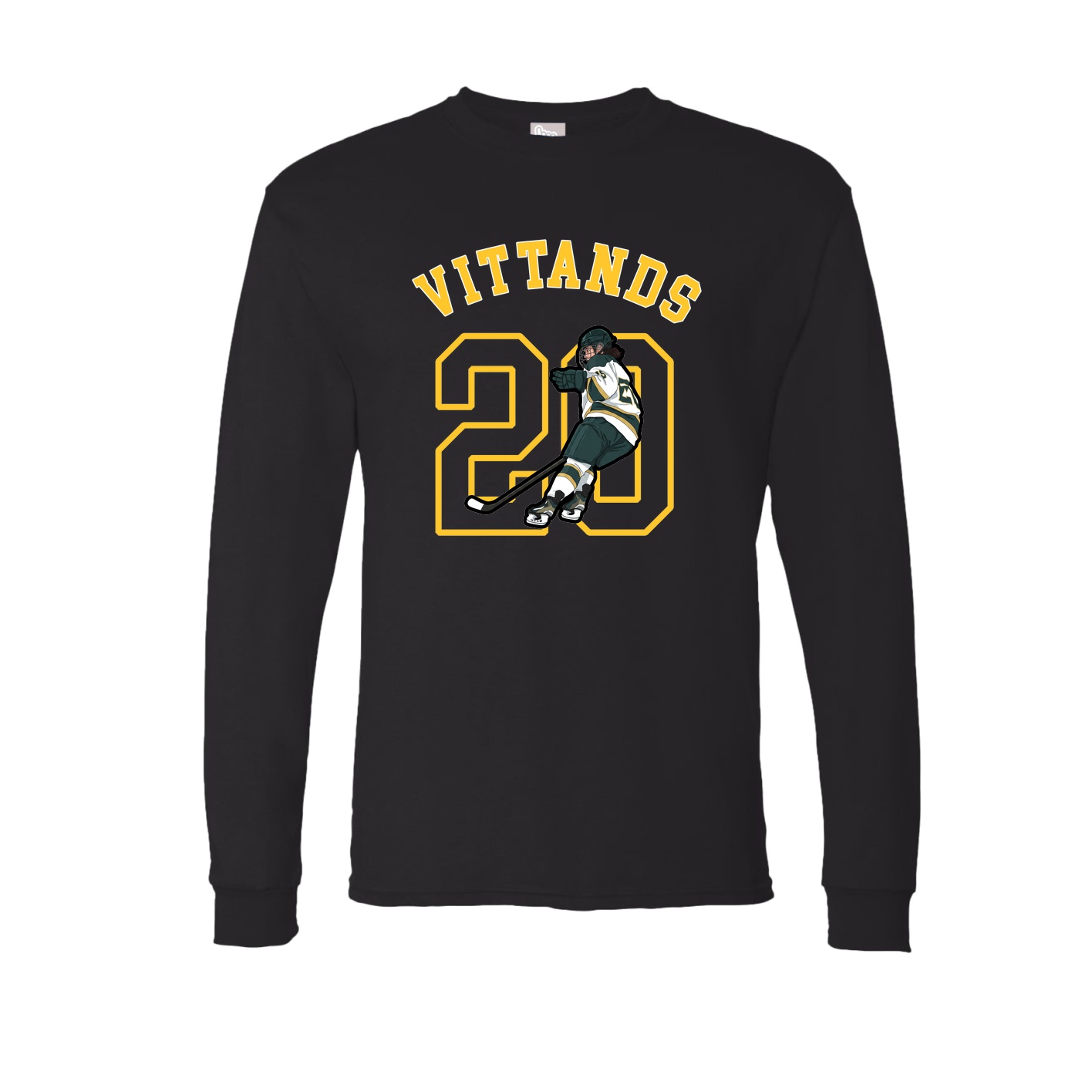 Long Sleeve Tee — Shirsey Arch in Black