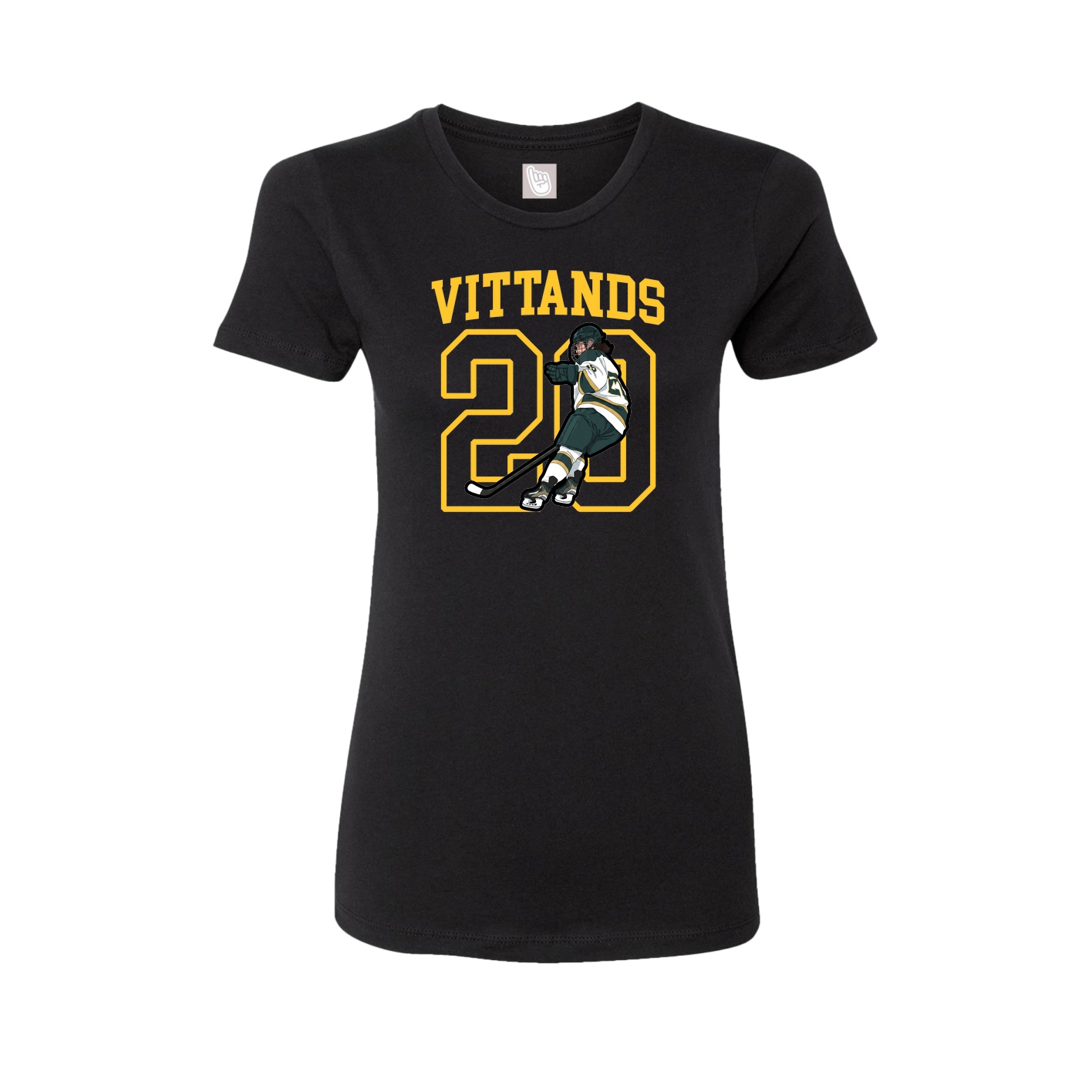 Fitted Women's Tee — Shirsey in Black