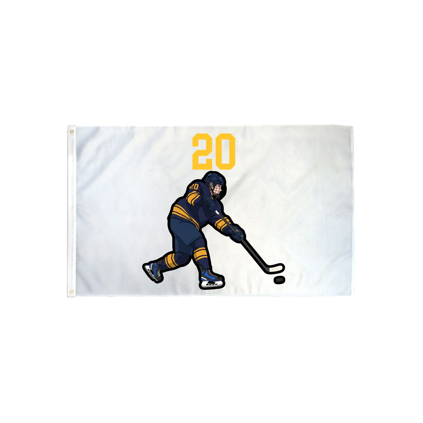 3x5 Flag — Number Top in Classic