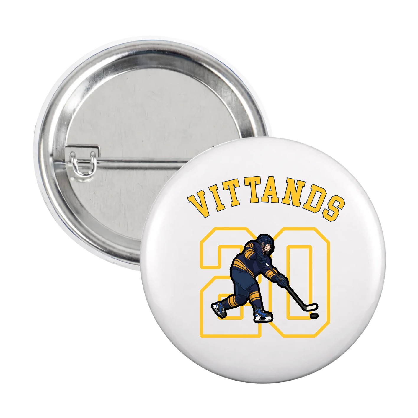 Game Day Button — Shirsey Arch in White