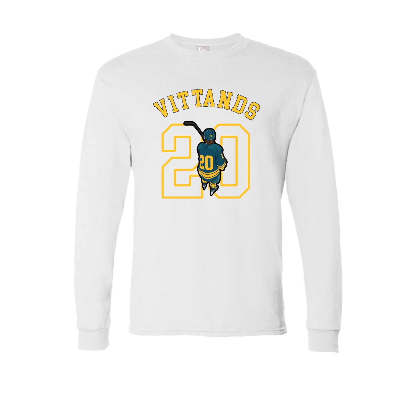 Long Sleeve Tee — Shirsey Arch in White