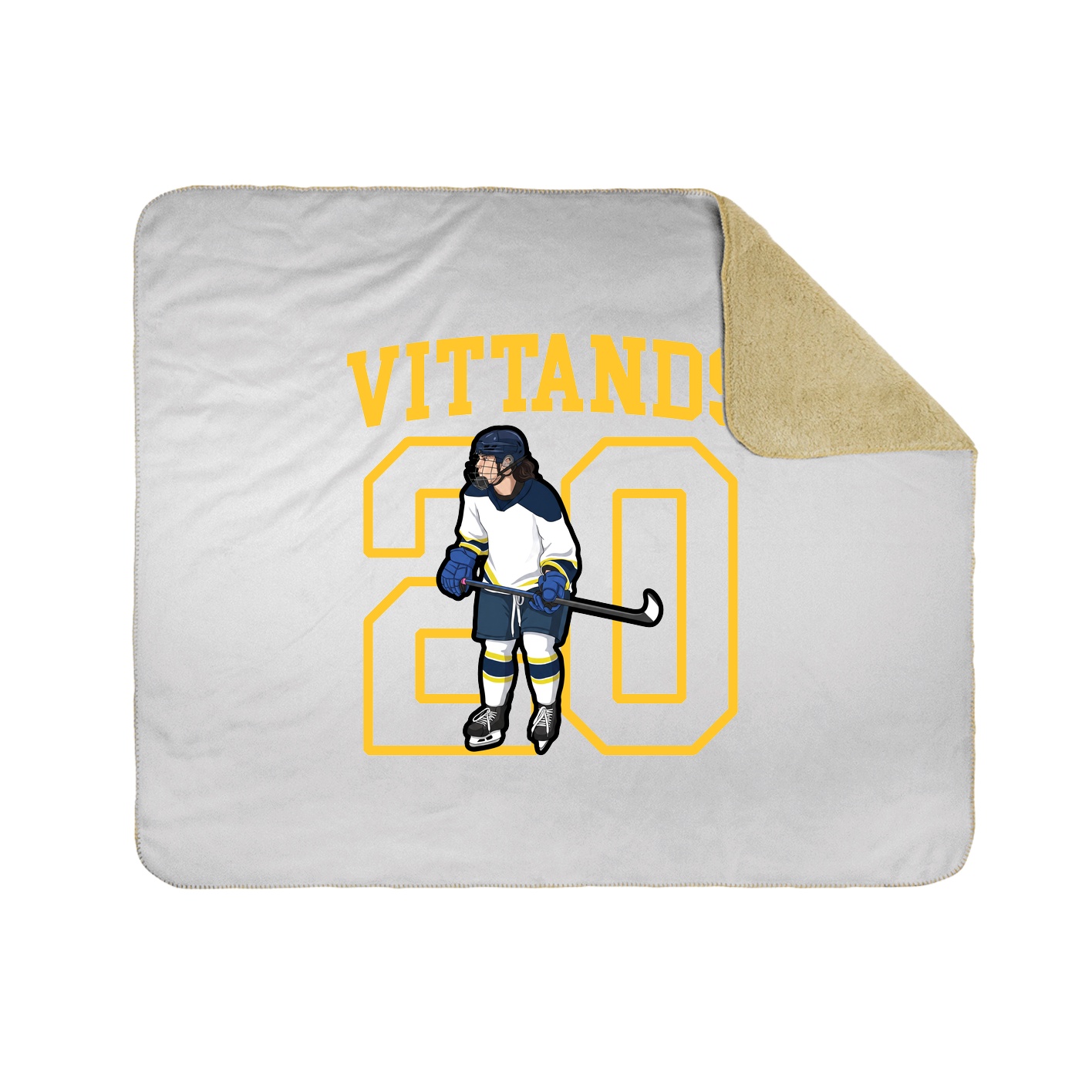 Throw Blanket — Shirsey in White