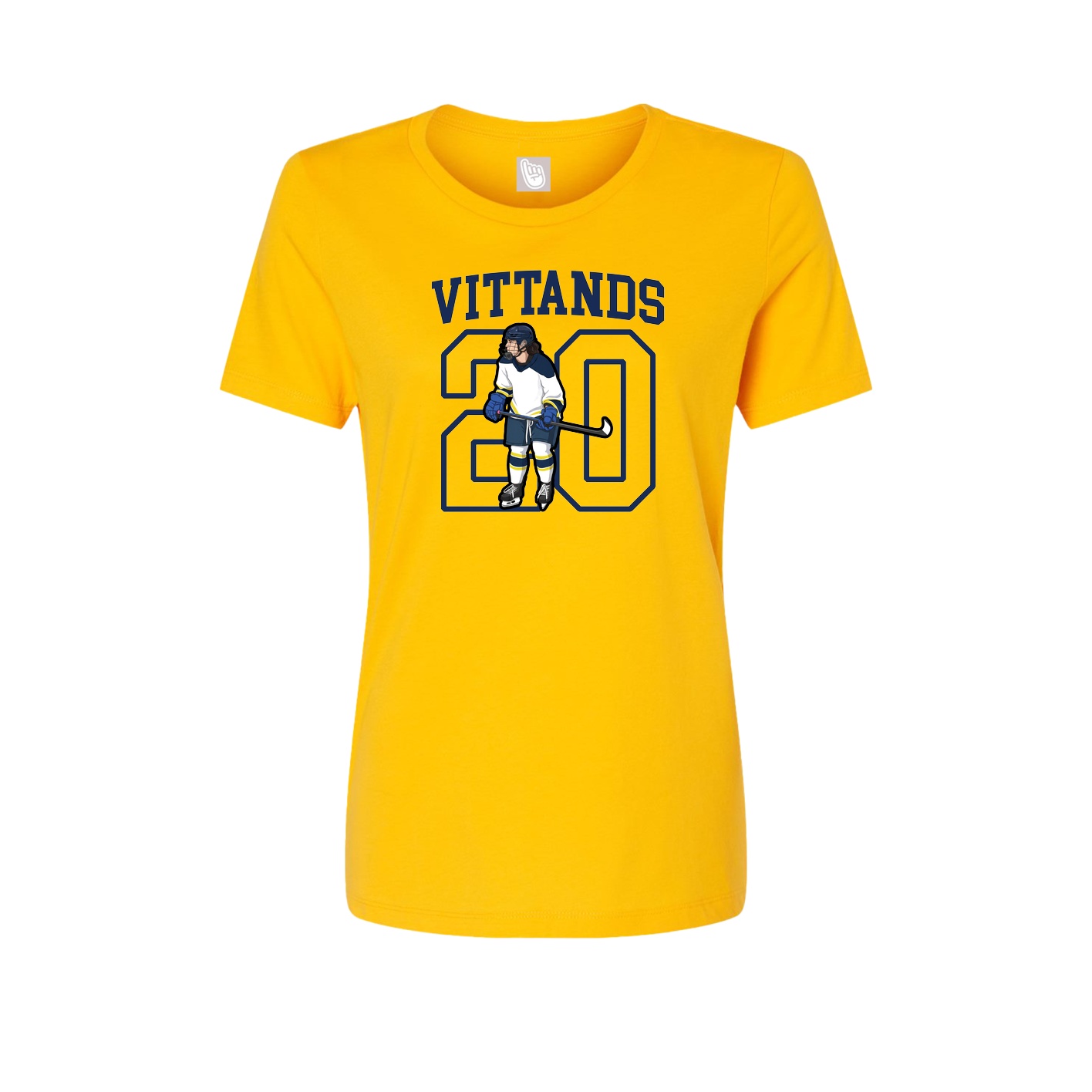Fitted Women's Tee — Shirsey in Gold