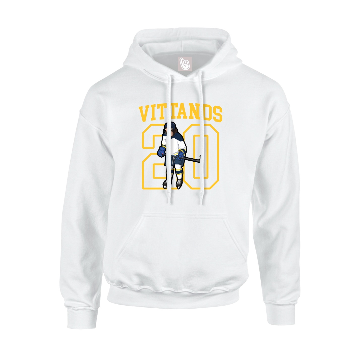 Hoodie — Shirsey in White