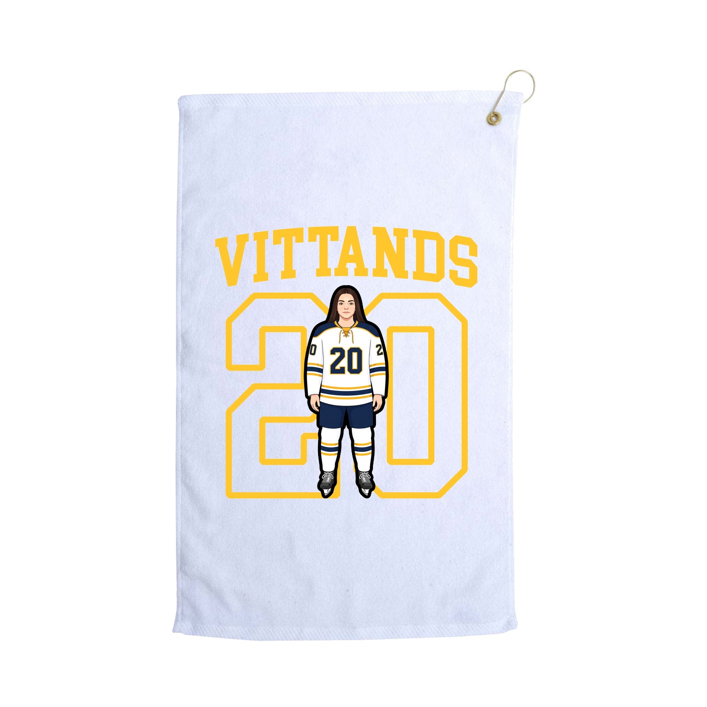 Golf Towel — Shirsey in White