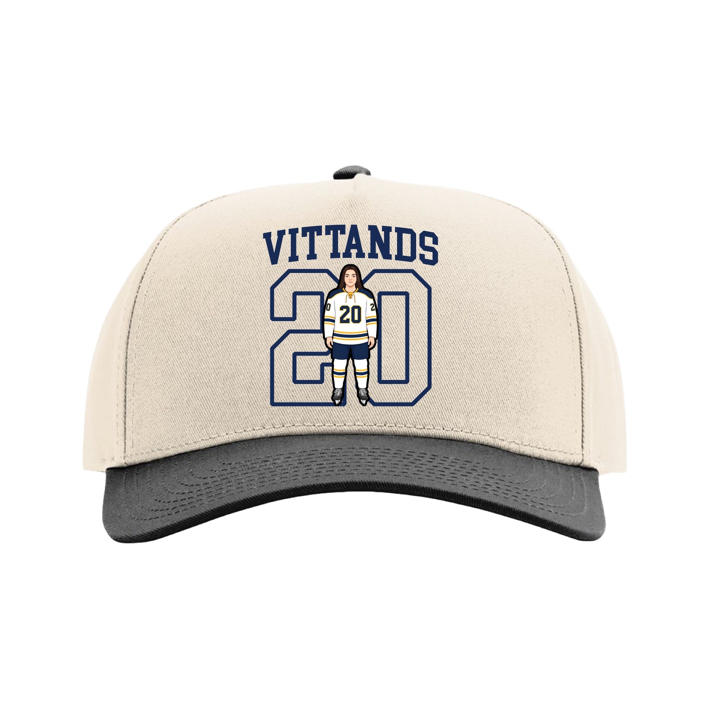 Full Fabric Five-Panel Champ Cap