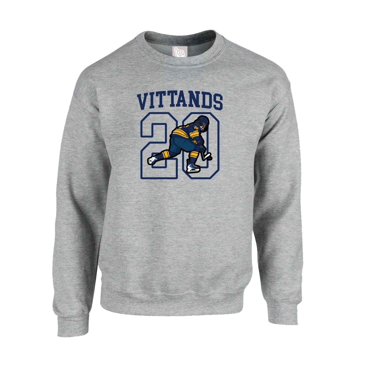 Fleece Crew — Shirsey in Grey
