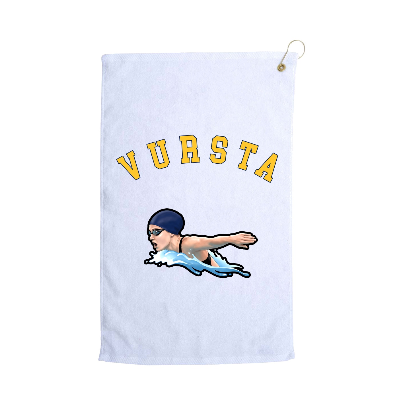 Golf Towel — Shirsey Arch in White