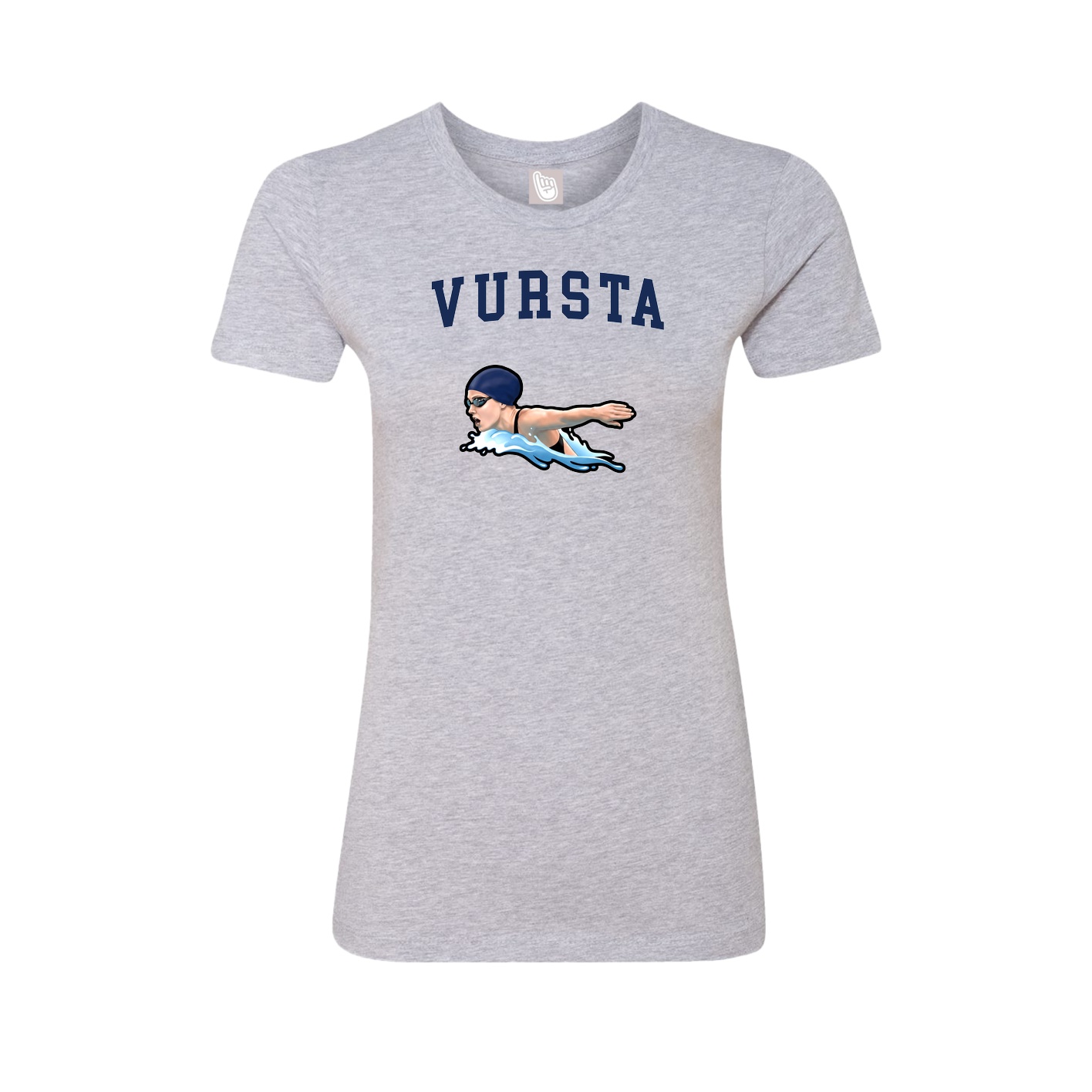 Fitted Women's Tee — Shirsey in Grey