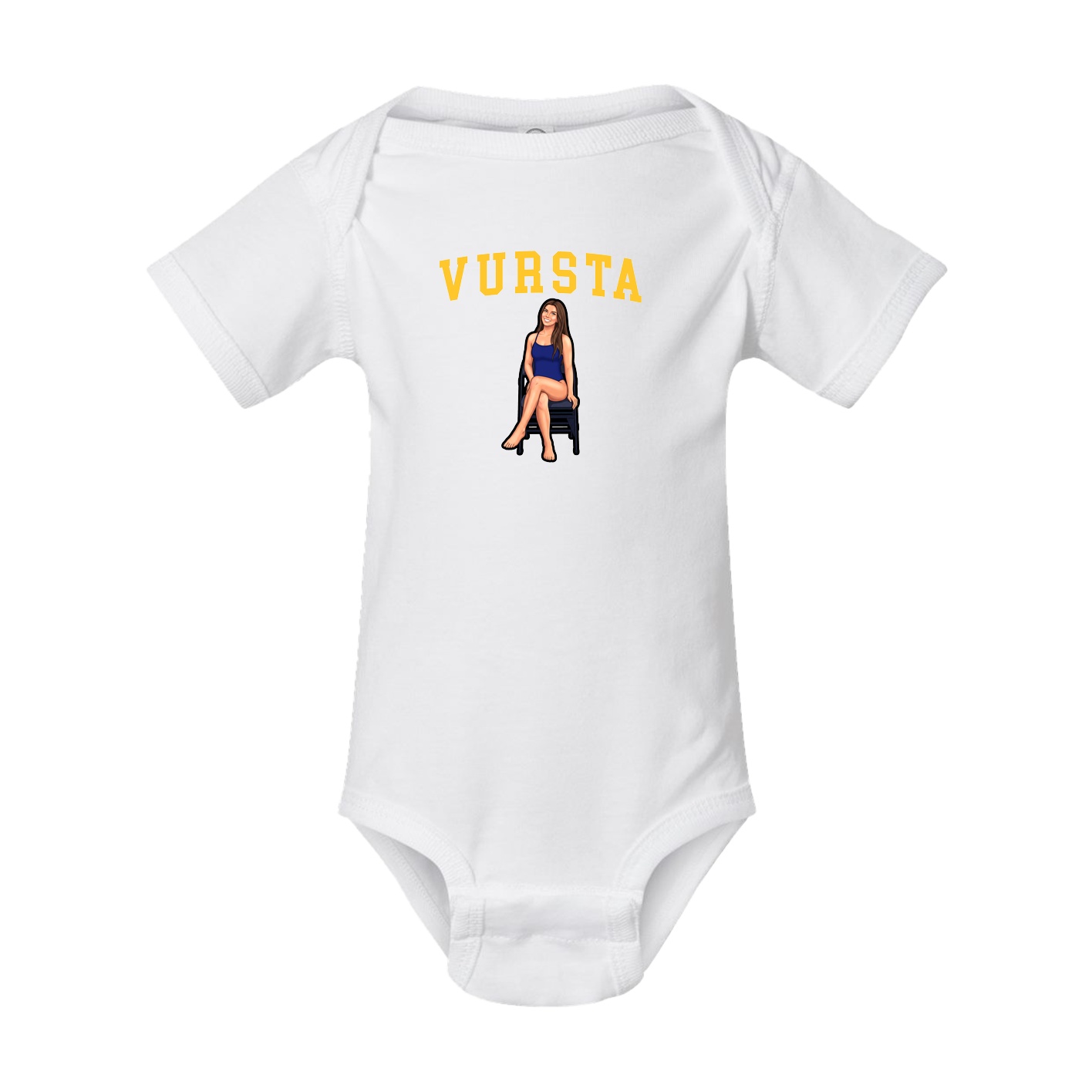 Baby Onesie — Shirsey in White
