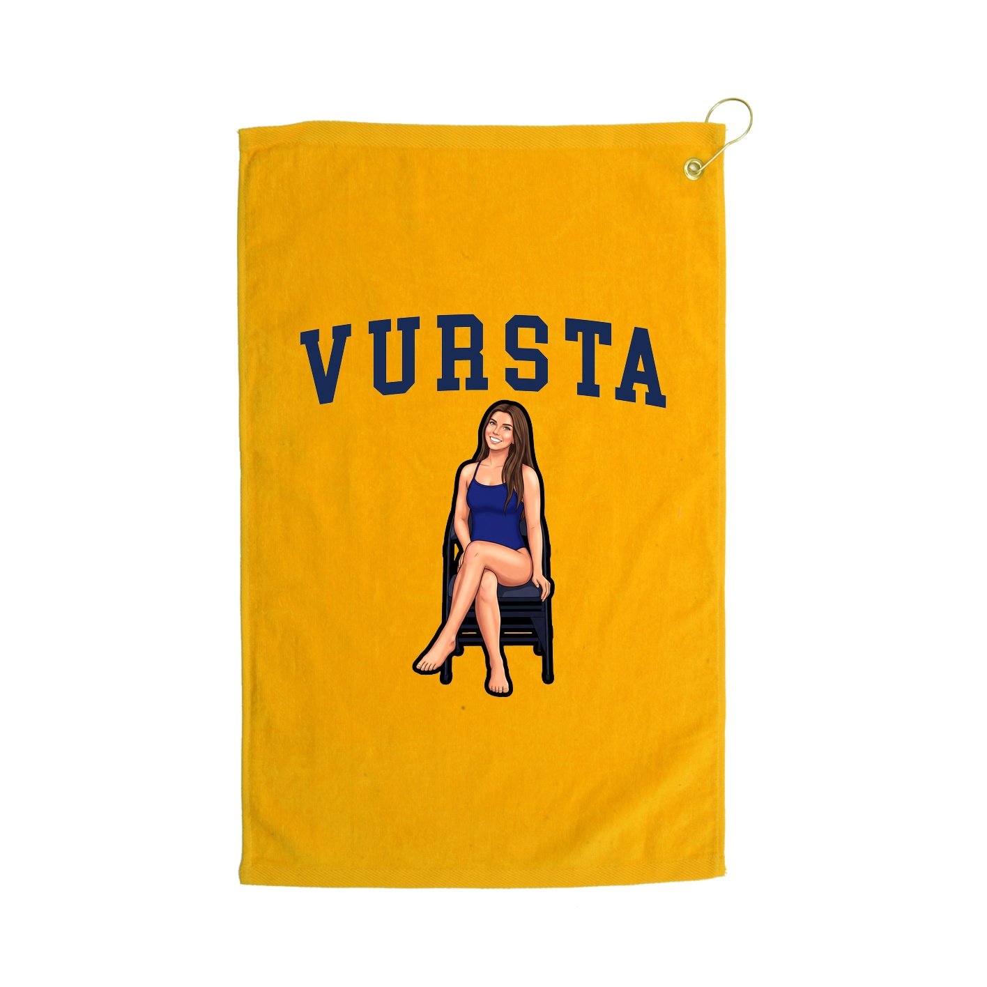 Golf Towel — Shirsey in Gold