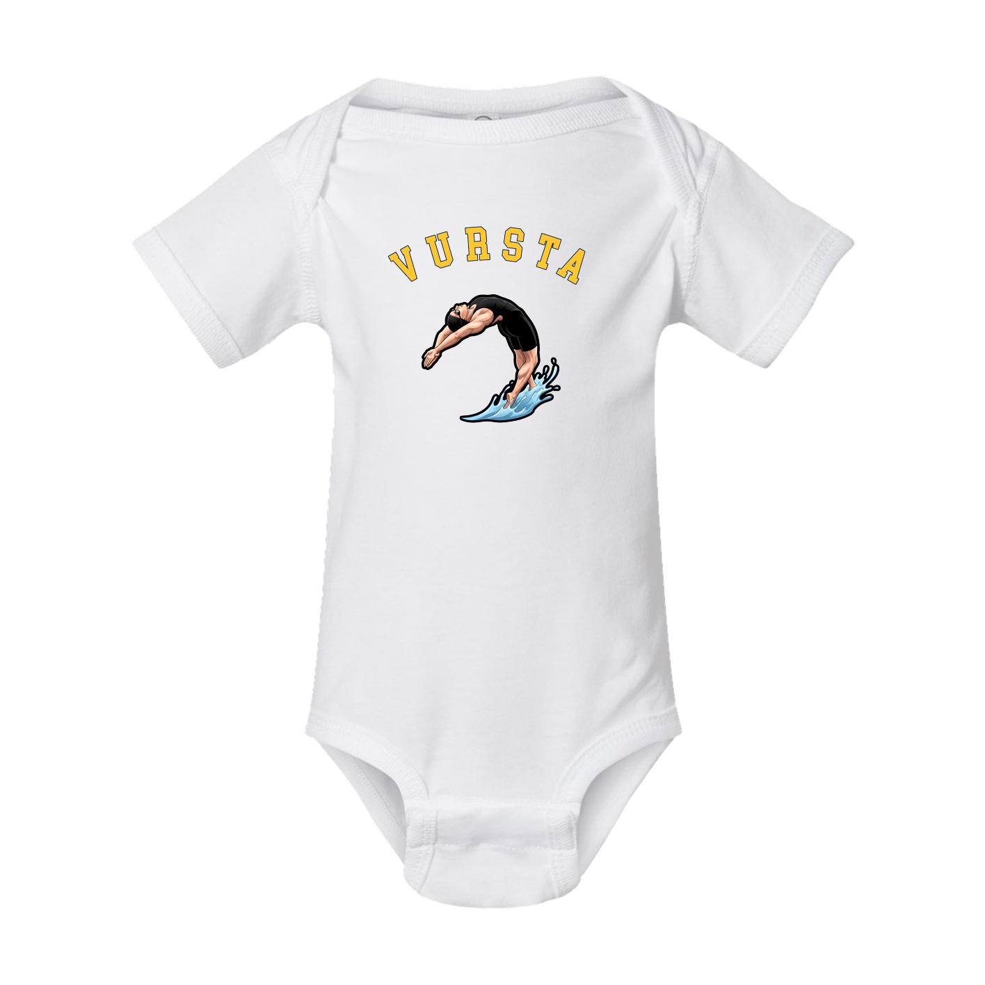 Baby Onesie — Shirsey Arch in White