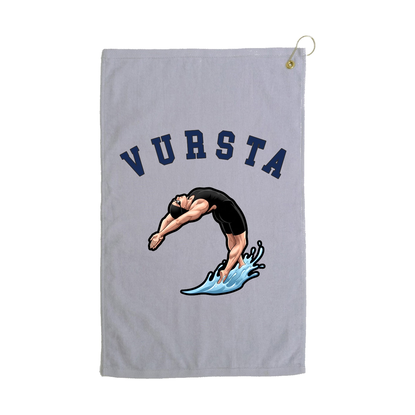 Golf Towel — Shirsey Arch in Grey