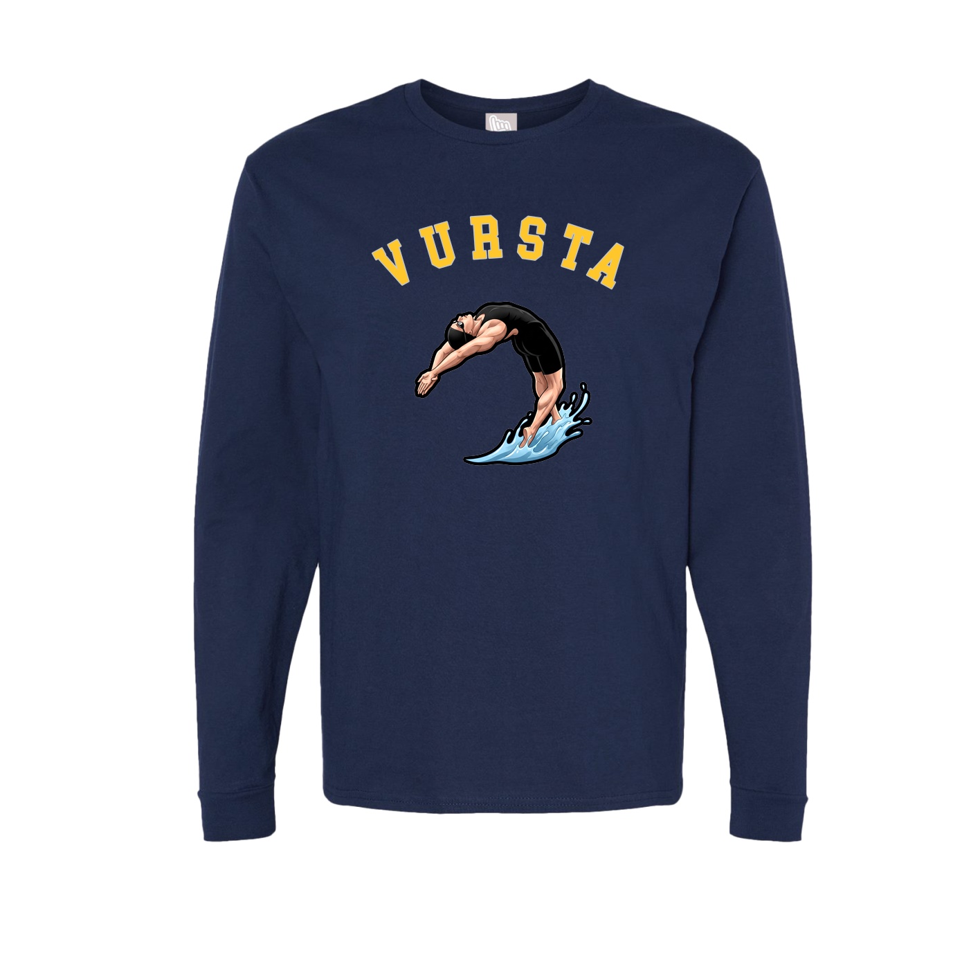 Long Sleeve Tee — Shirsey Arch in Navy