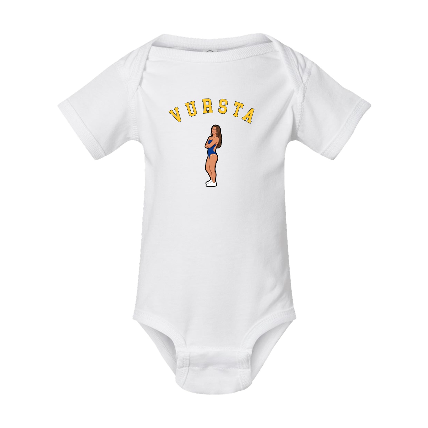 Baby Onesie — Shirsey Arch in White