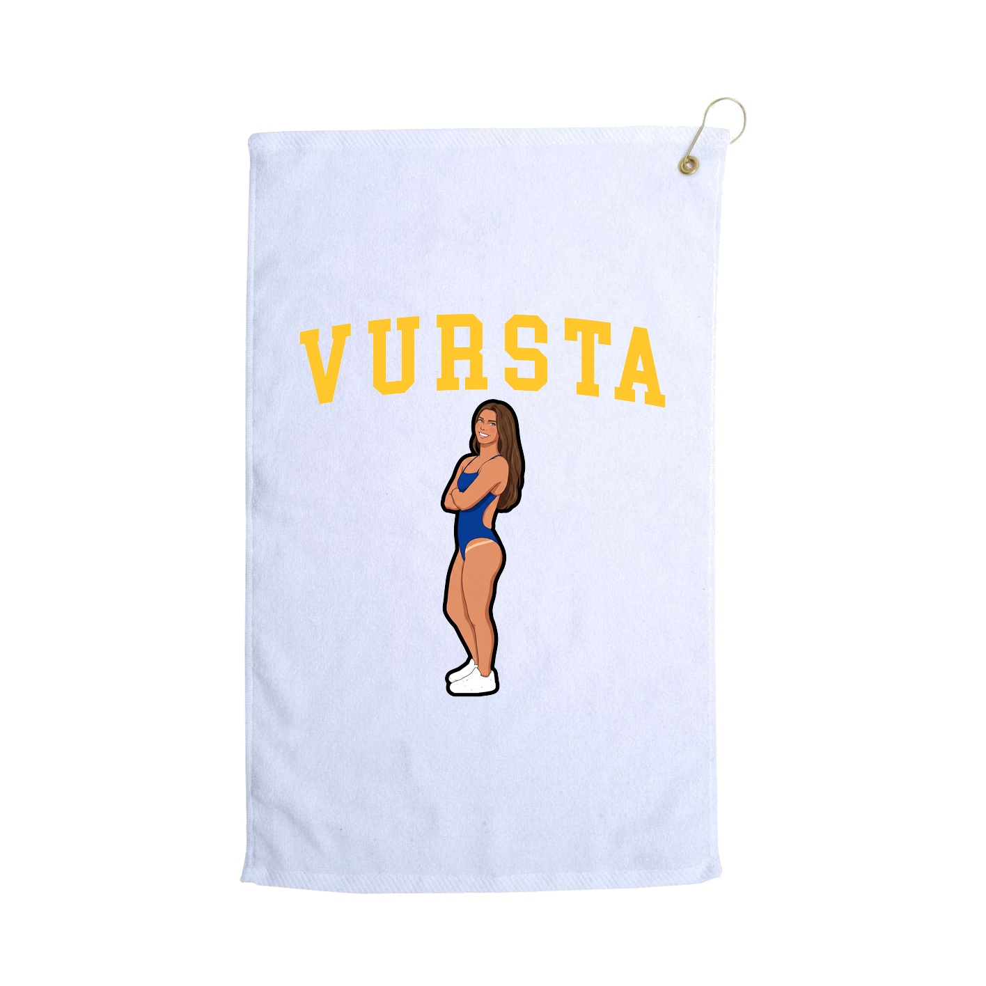 Golf Towel — Shirsey in White
