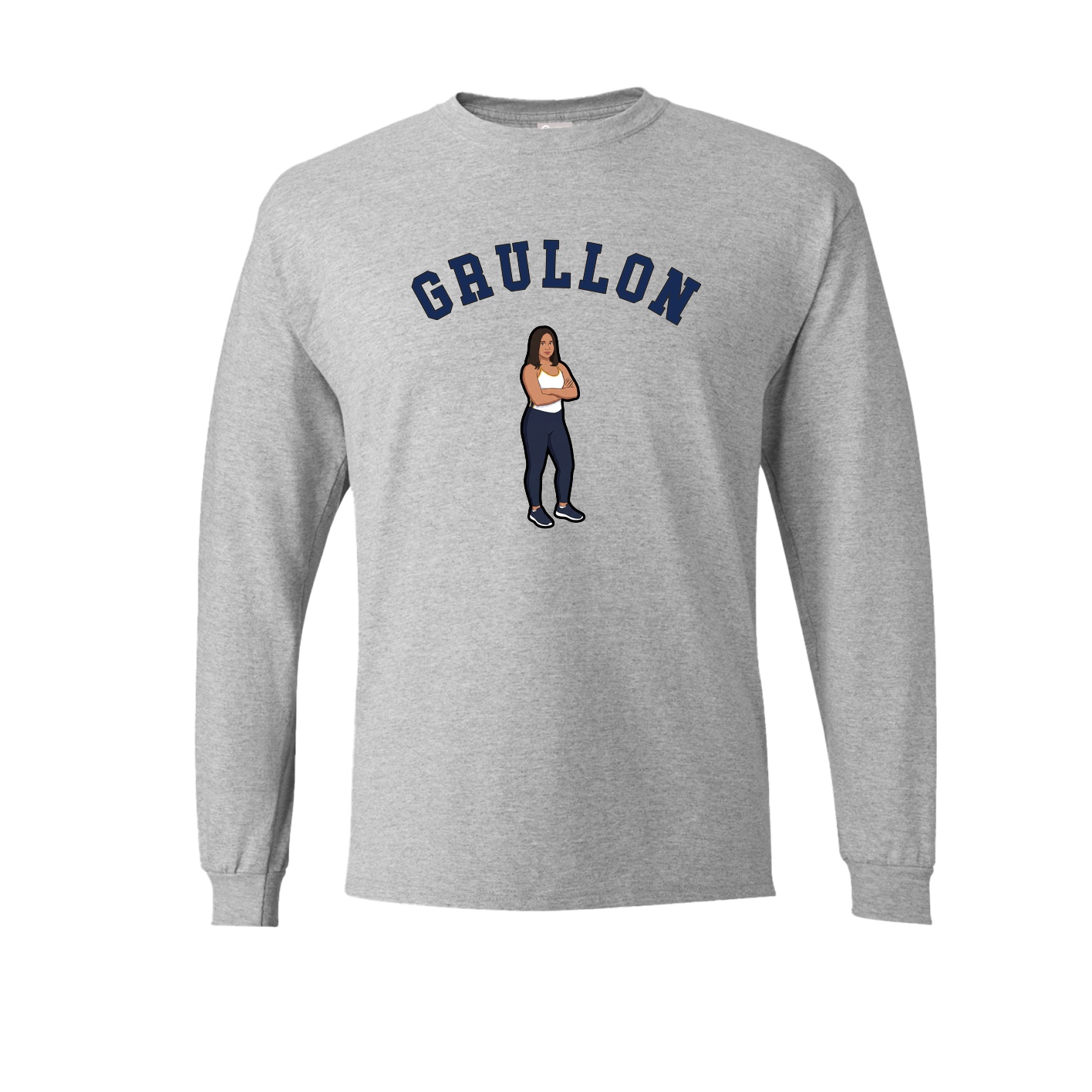 Long Sleeve Tee — Shirsey Arch in Grey