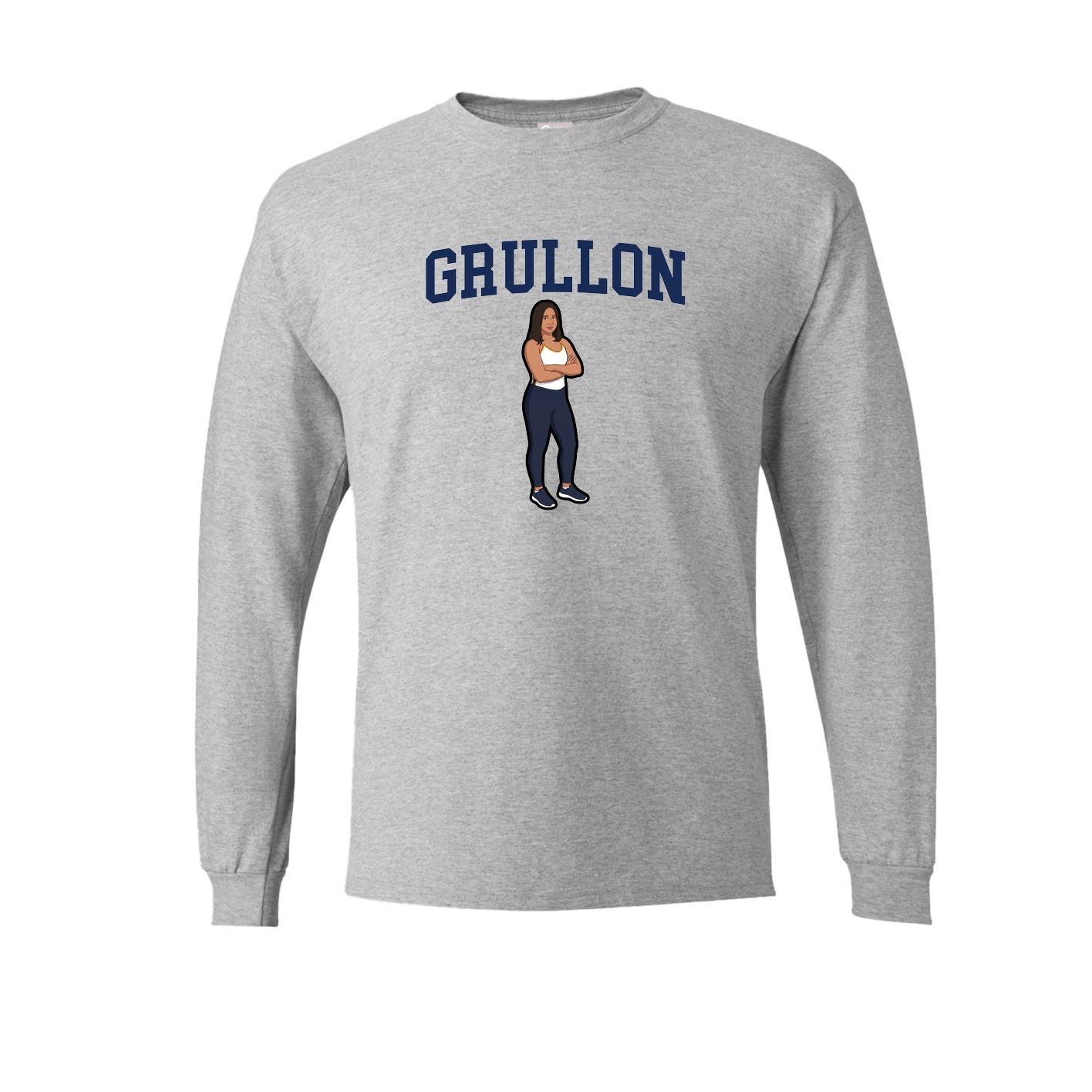Long Sleeve Tee — Shirsey in Grey