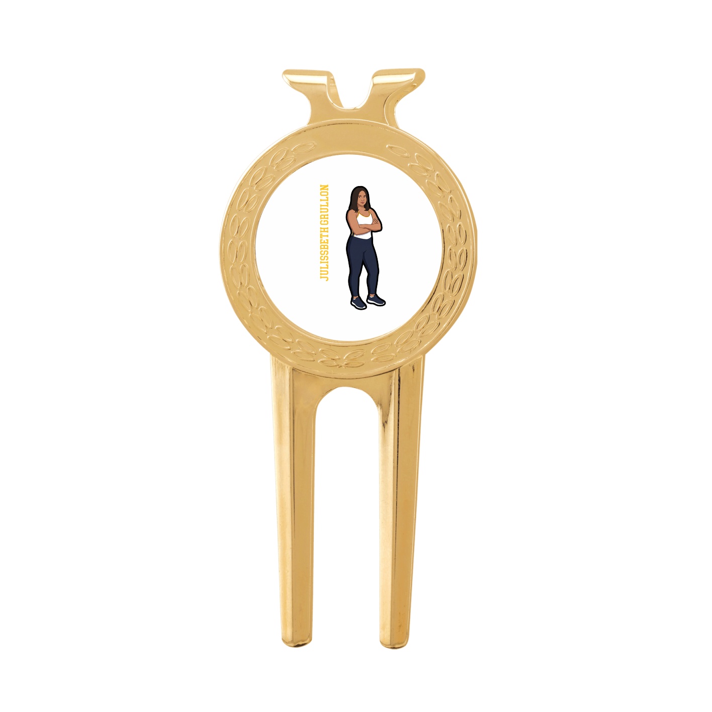 Divot Tool with Ball Marker — Name Vertical in Classic