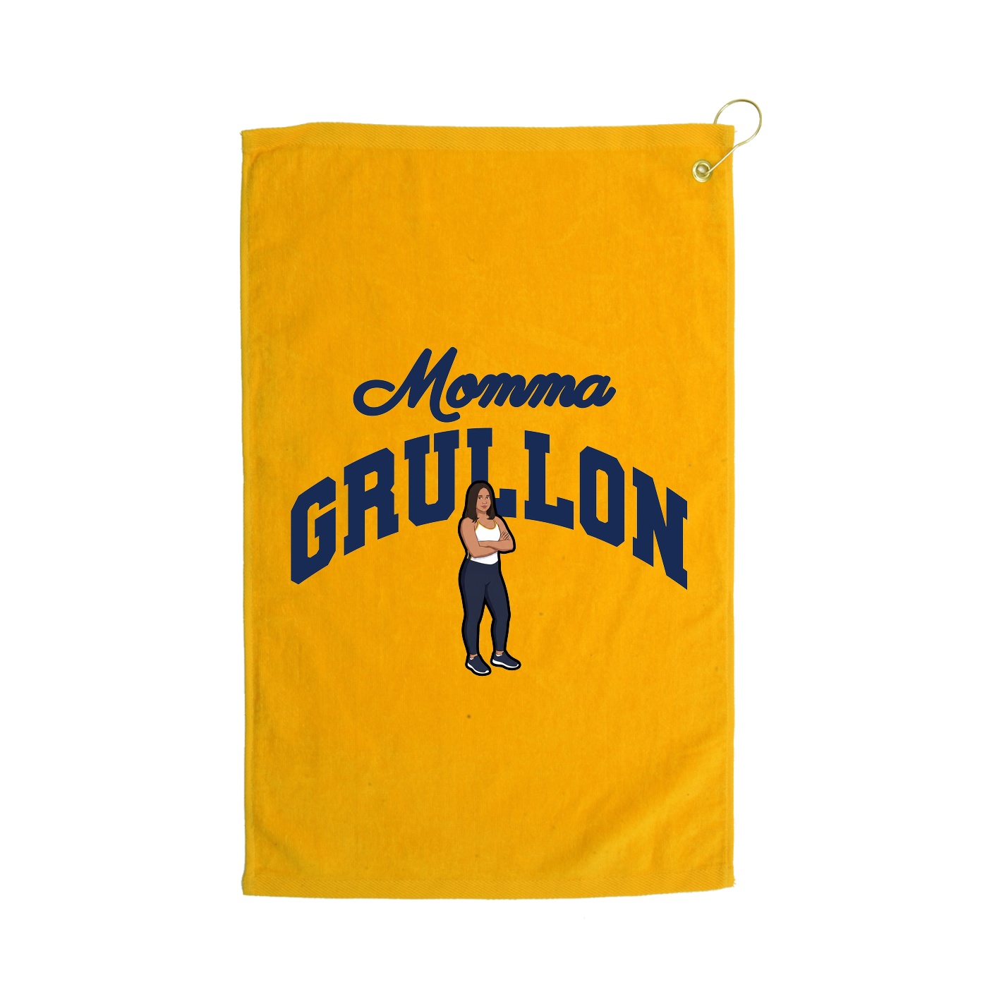 Golf Towel — Mothers Day Arch in Gold