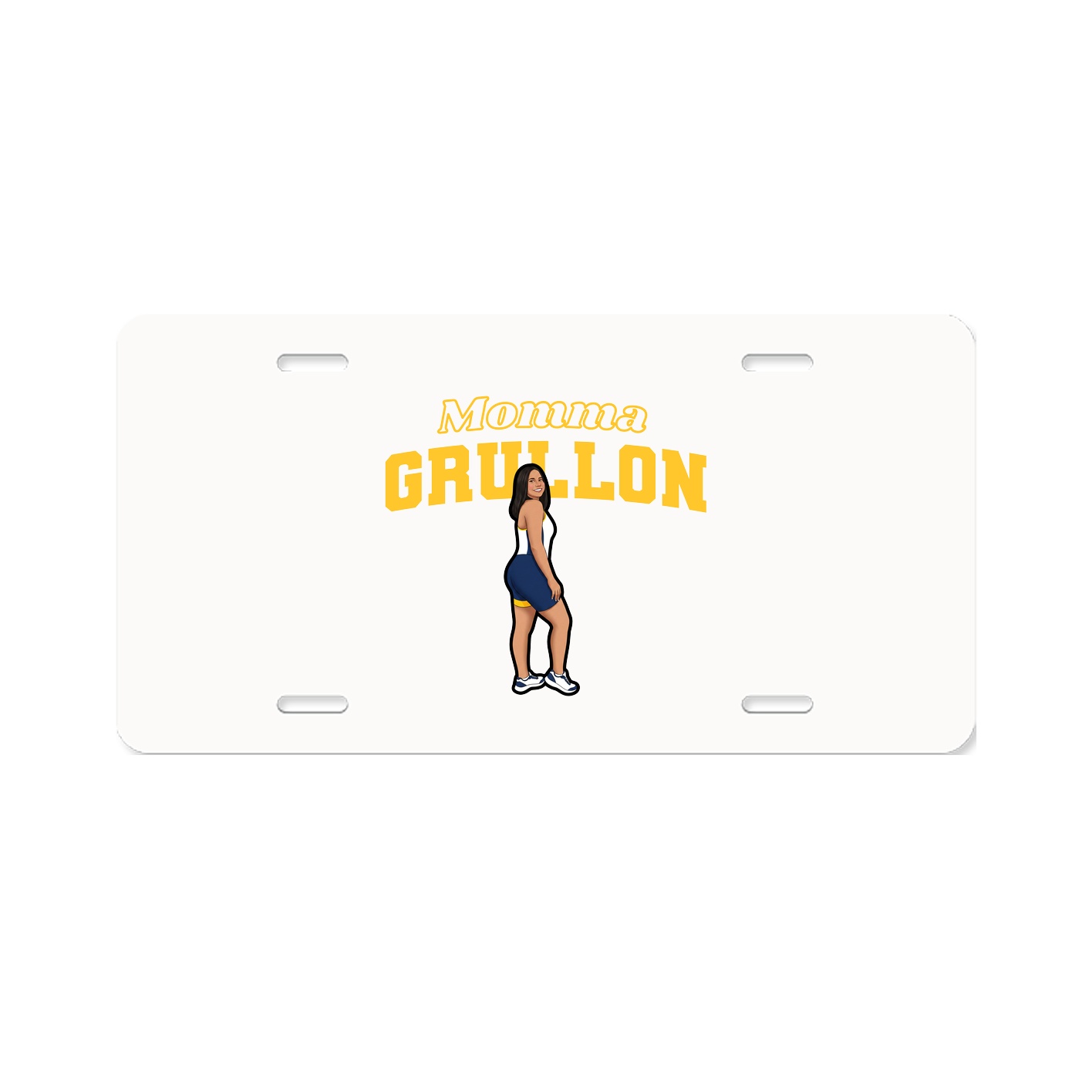 License Plate — Mothers Day Block in Classic