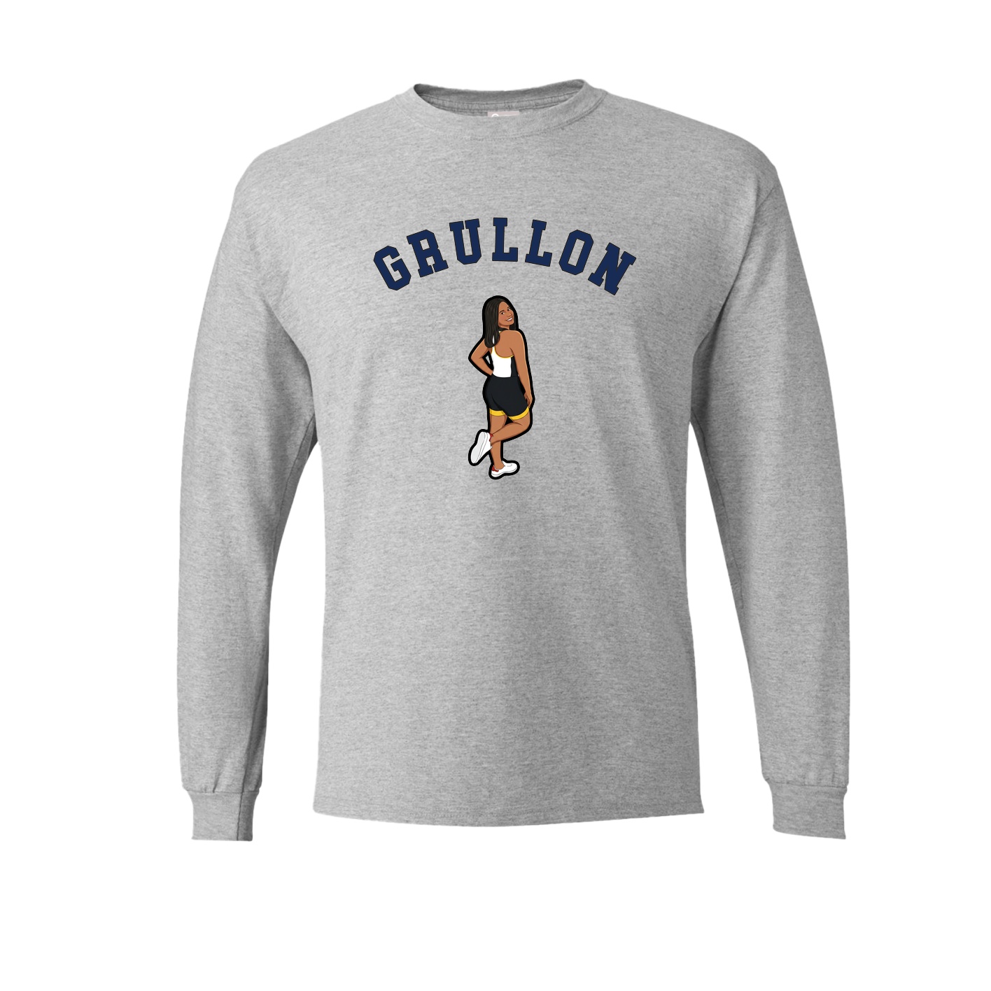 Long Sleeve Tee — Shirsey Arch in Grey