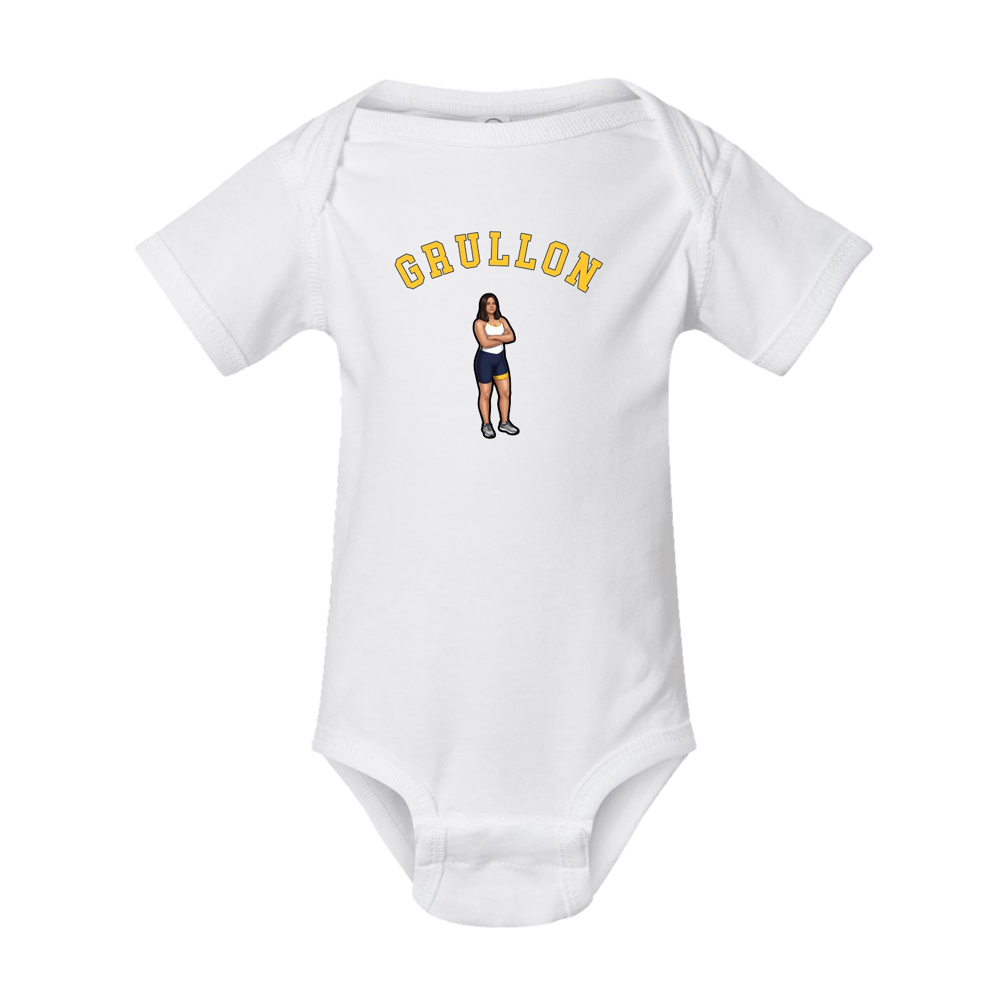 Baby Onesie — Shirsey Arch in White