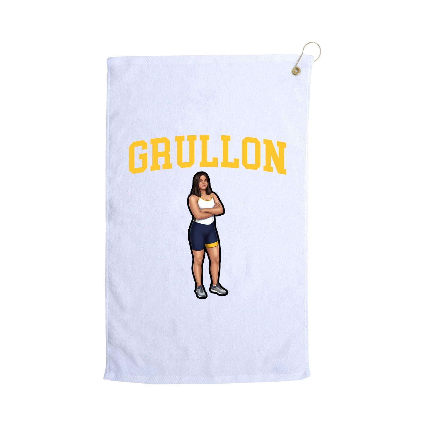 Golf Towel — Shirsey in White