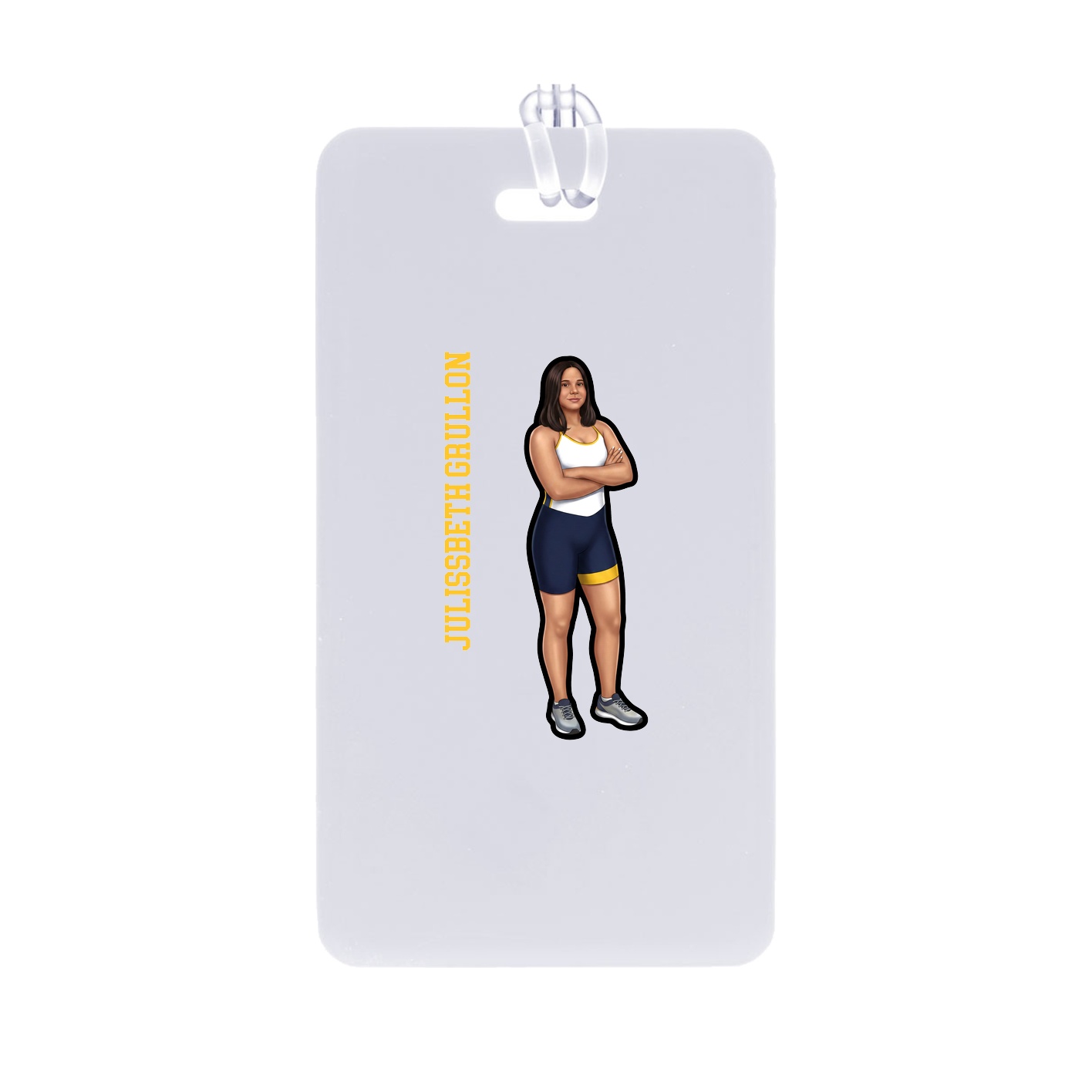 Bag Tag — Name Vertical in Classic