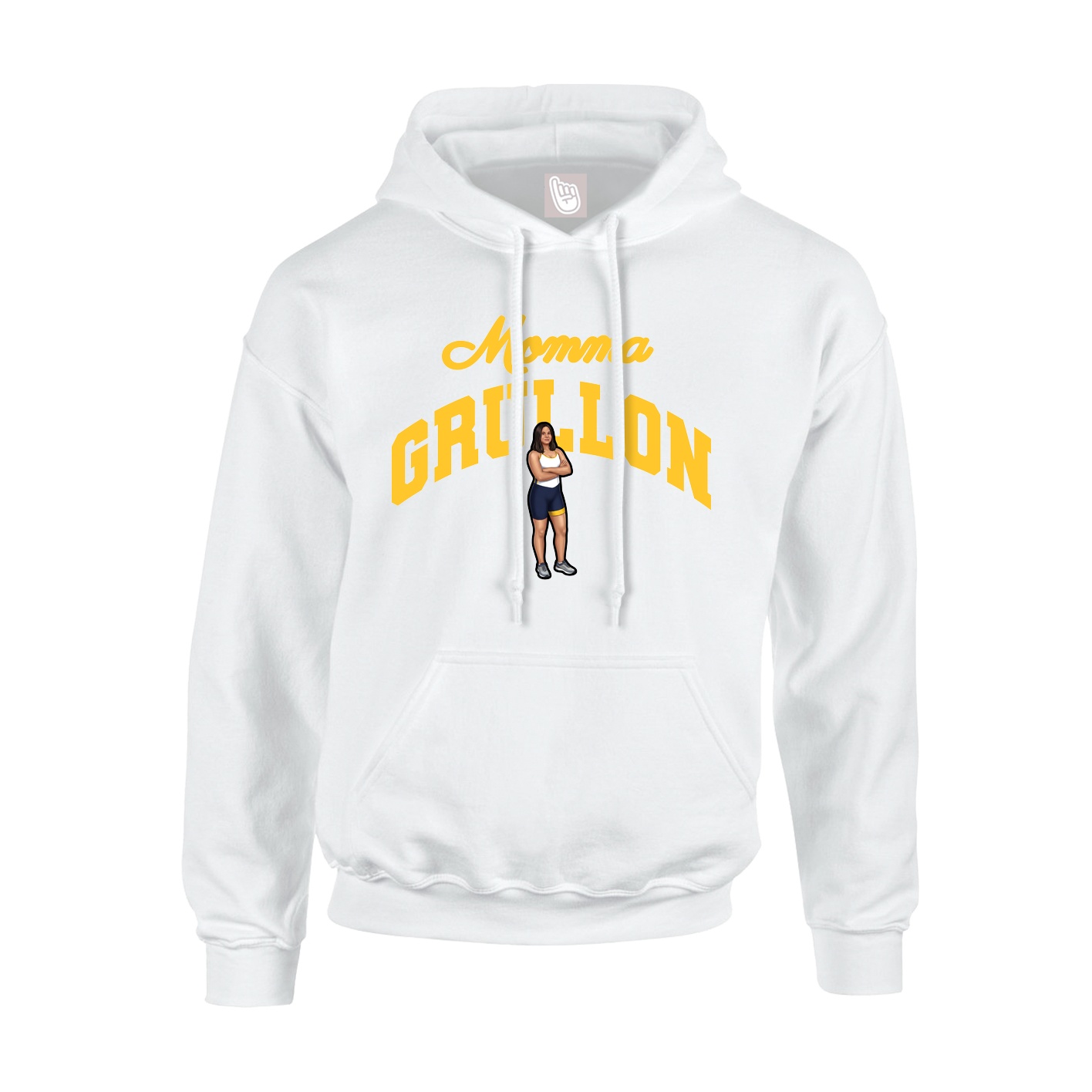 Hoodie — Mothers Day Arch in White