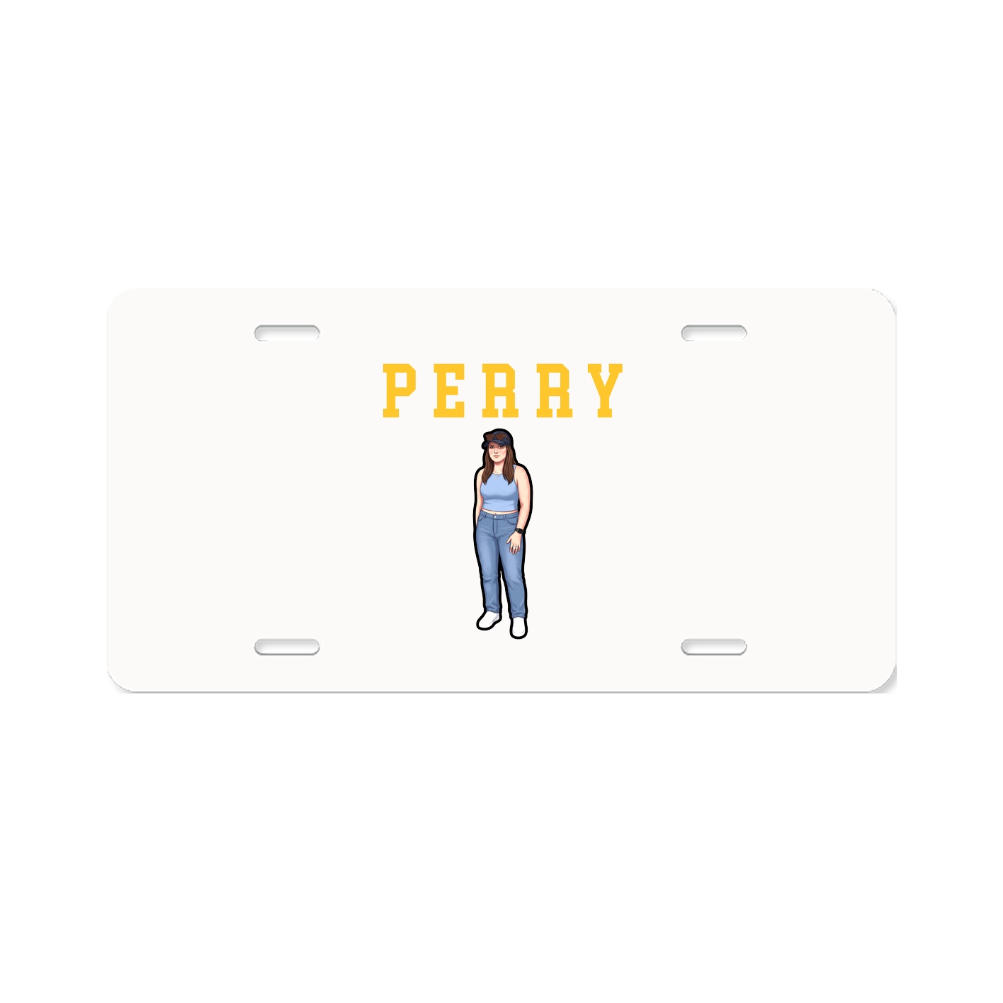 License Plate — Shirsey in Classic