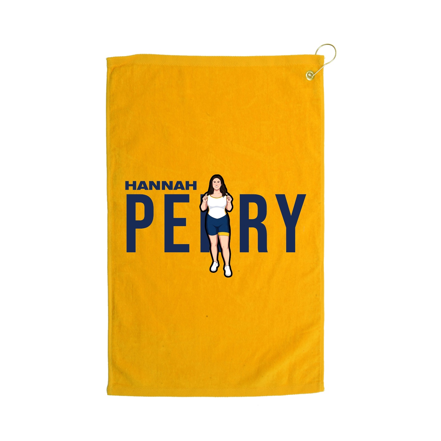 Golf Towel — Player Name in Gold