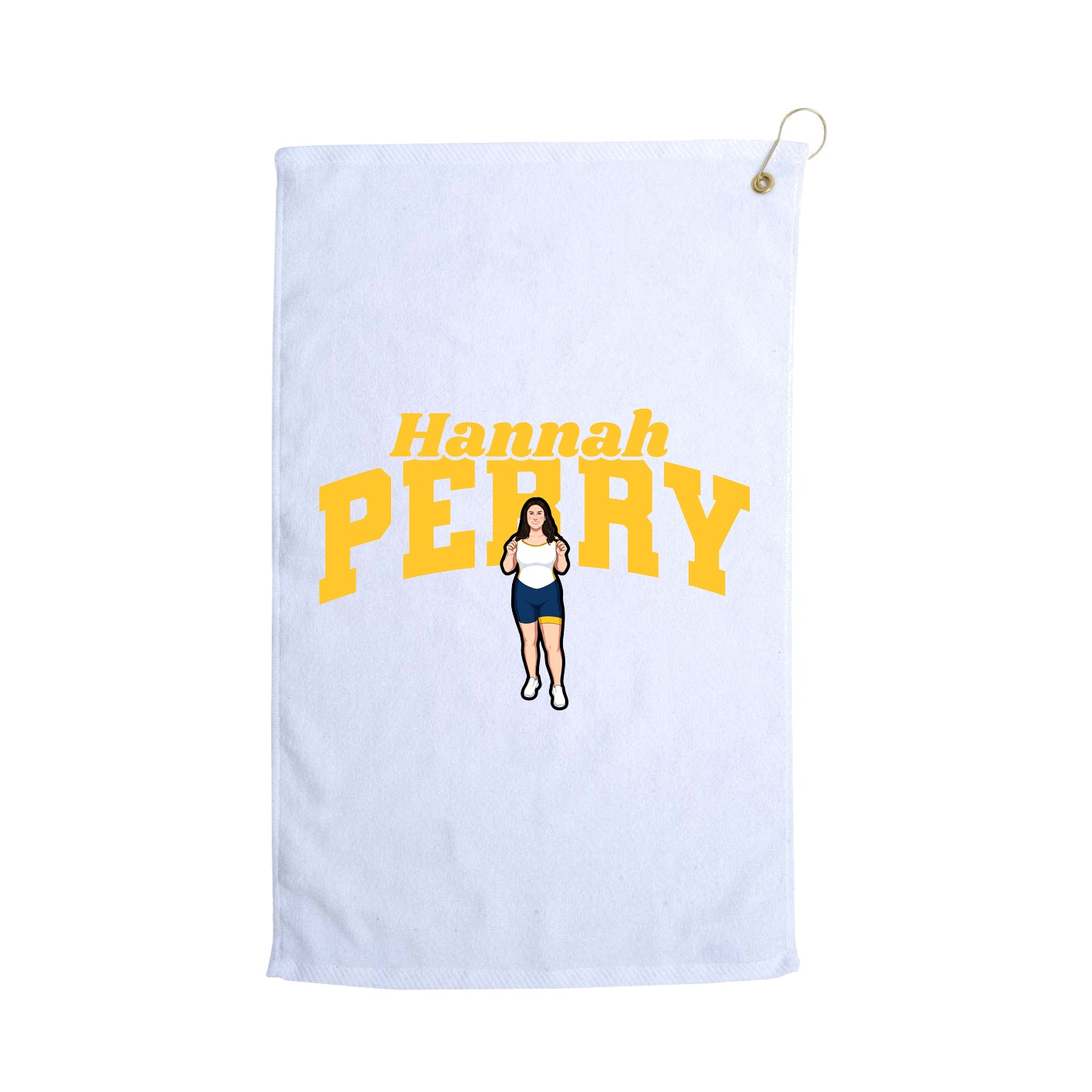 Golf Towel — Signature Arch in White