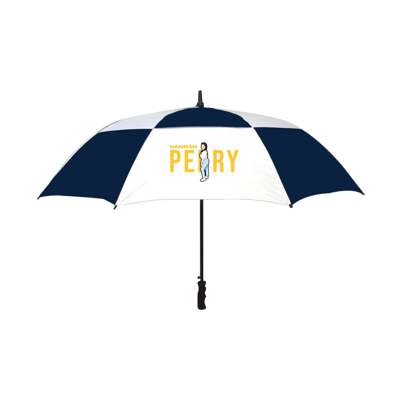 Golf Umbrella — Player Name in Navy