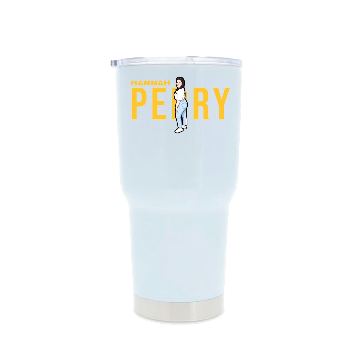 30oz Stainless Steel Tumbler — Player Name in White