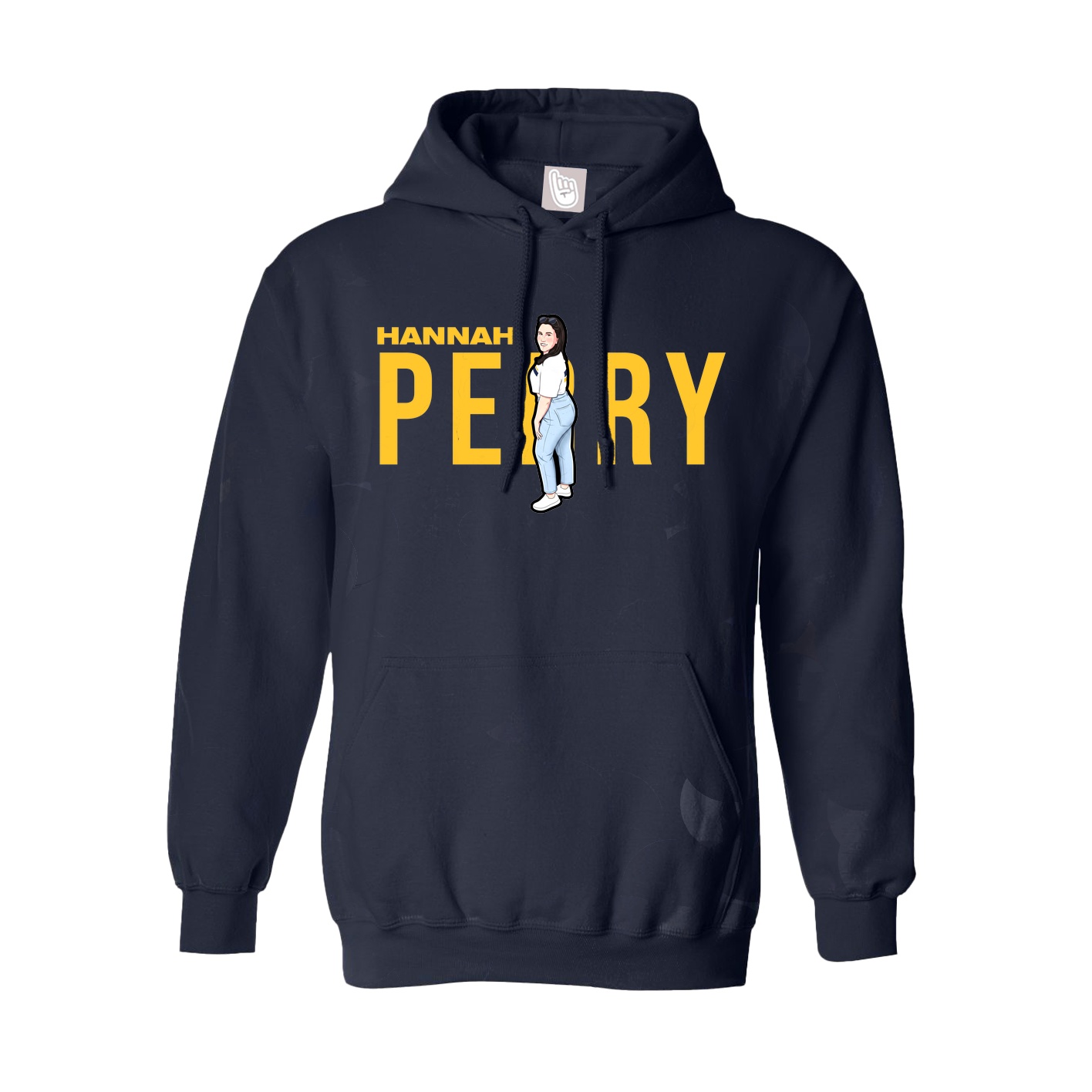Hoodie — Player Name in Navy