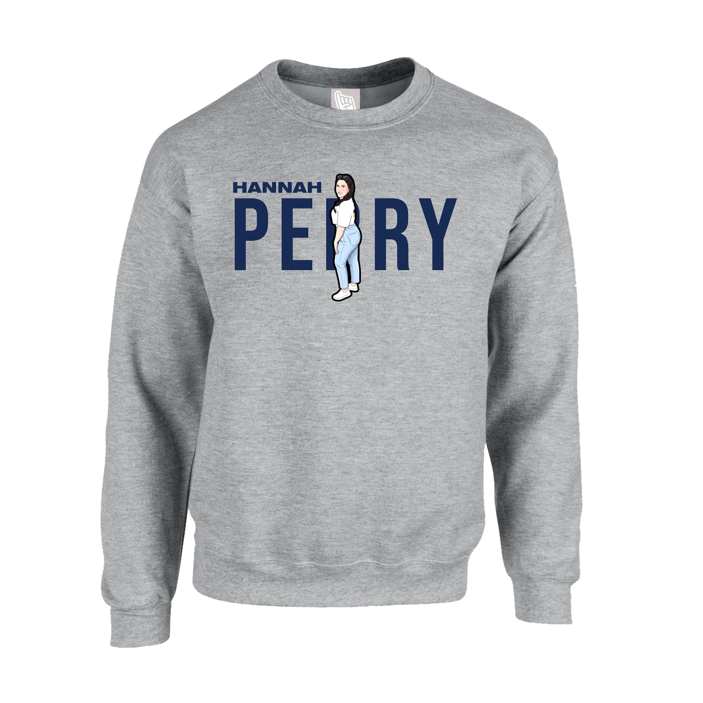 Fleece Crew — Player Name in Grey