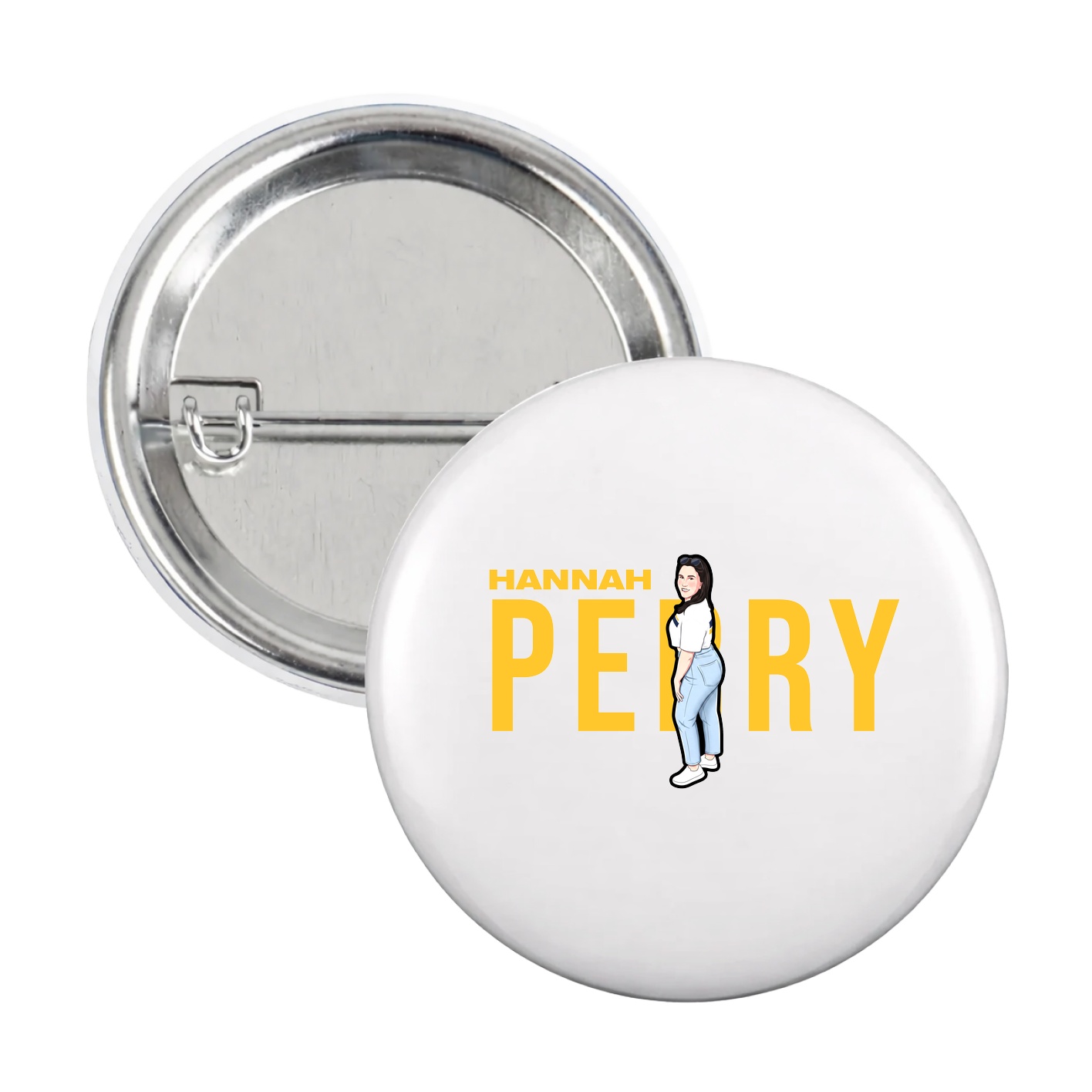 Game Day Button — Player Name in White