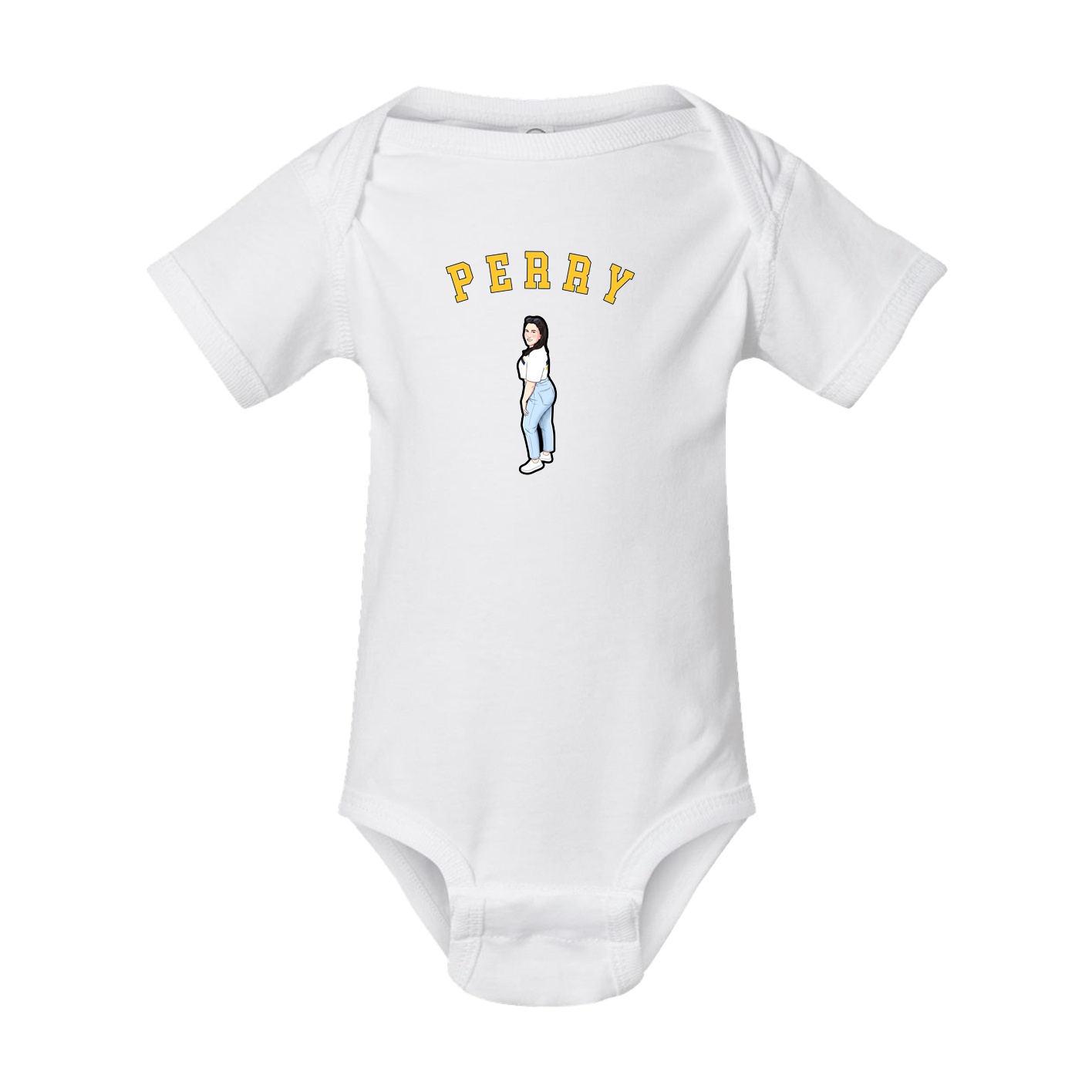 Baby Onesie — Shirsey Arch in White
