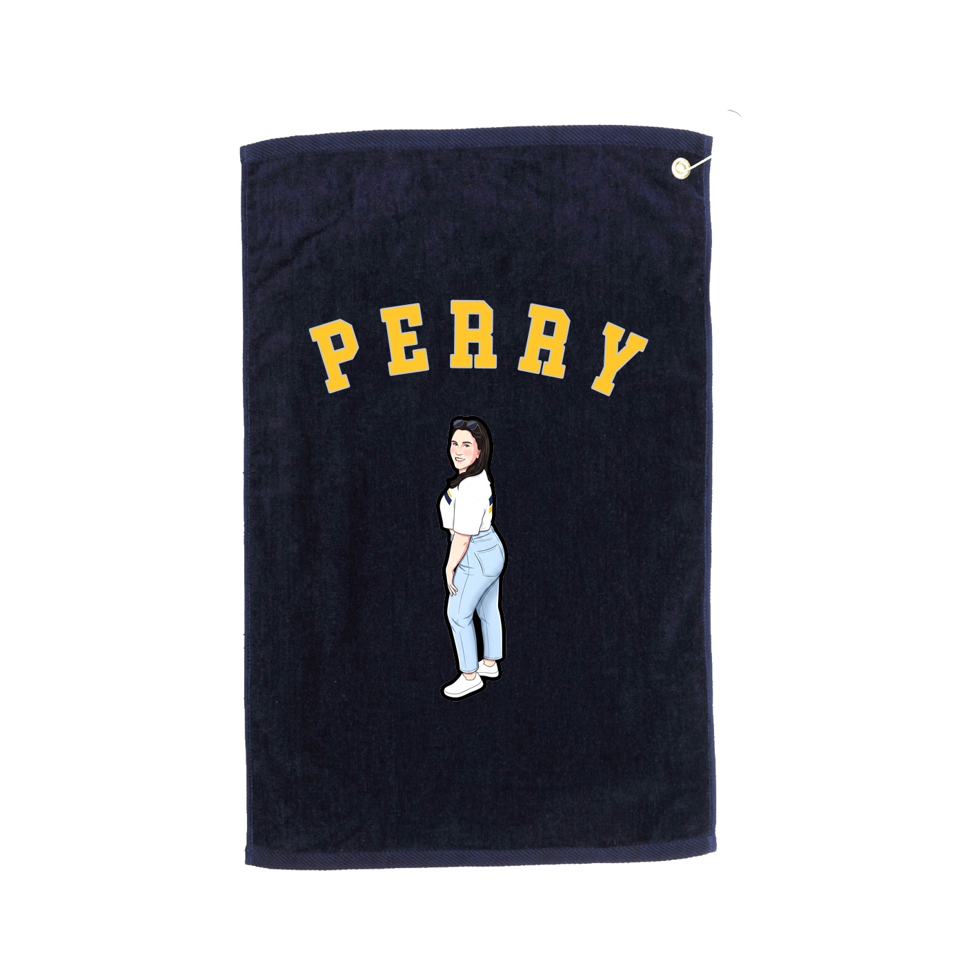 Golf Towel — Shirsey Arch in Navy