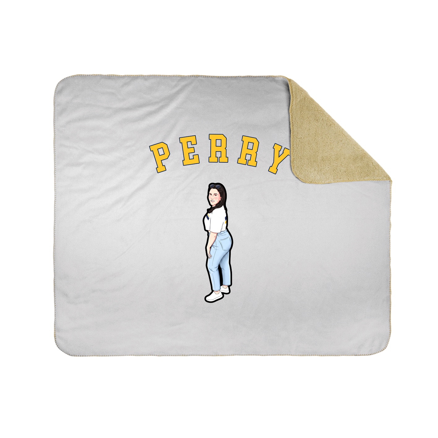 Throw Blanket — Shirsey Arch in White