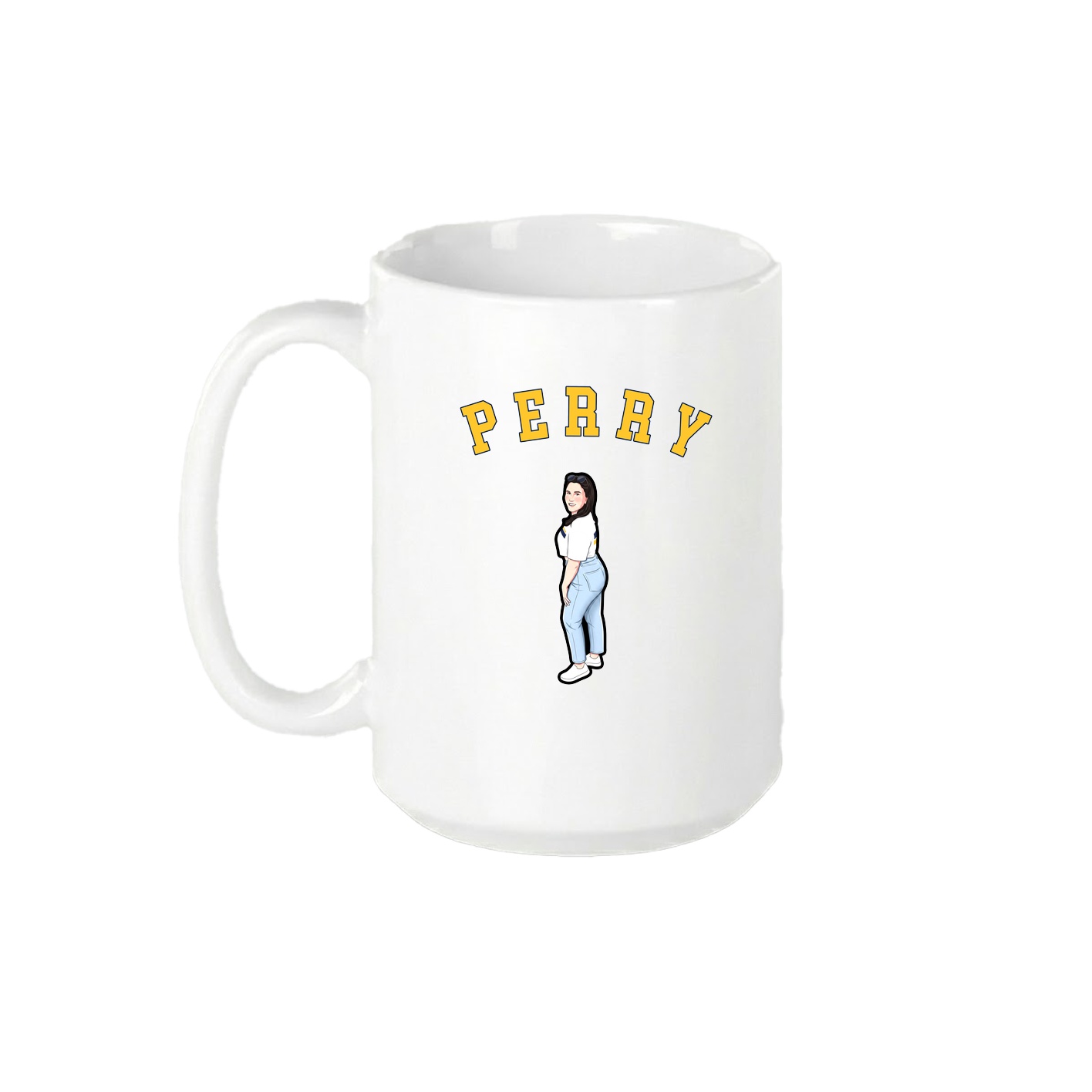 15oz Coffee Mug — Shirsey Arch in White