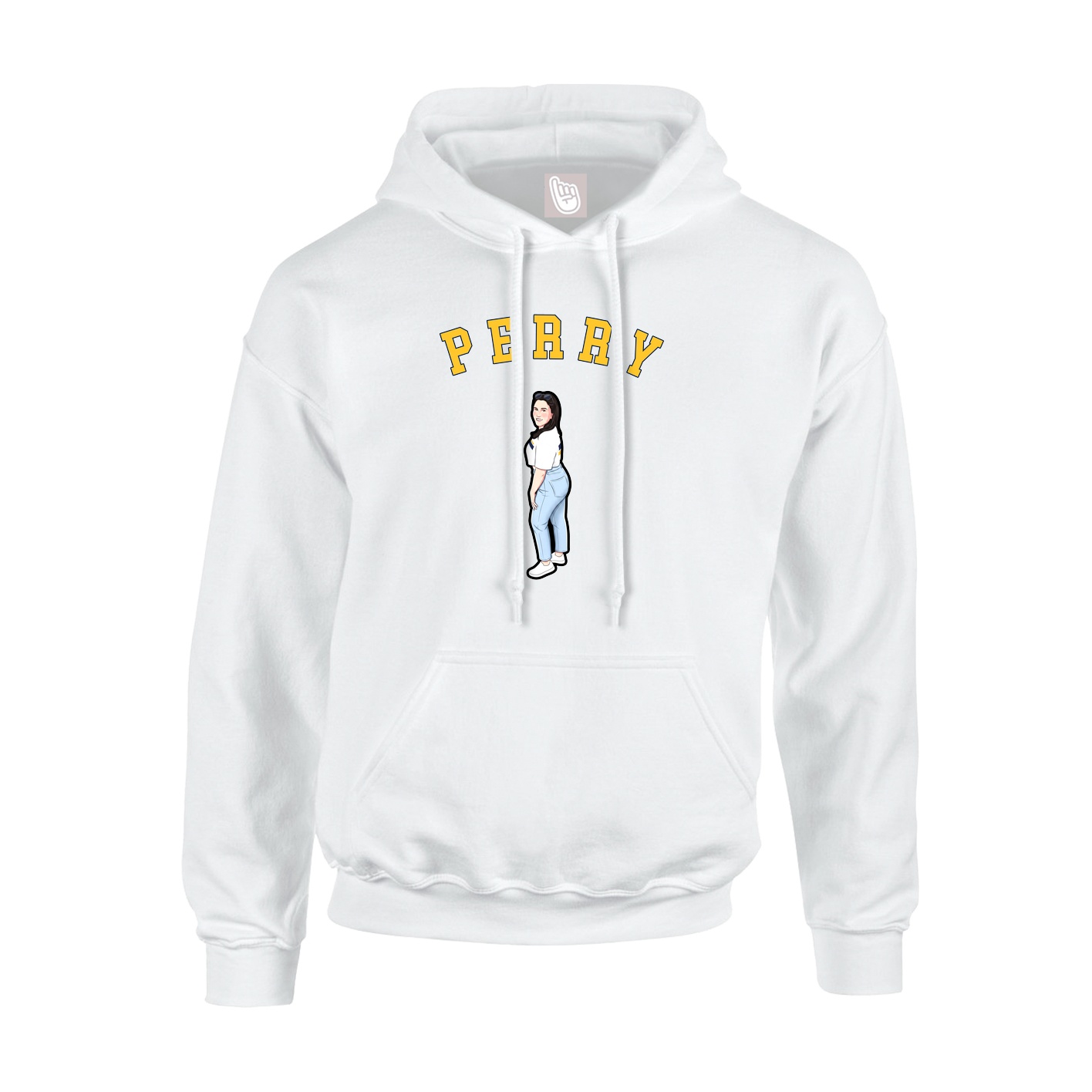 Hoodie — Shirsey Arch in White