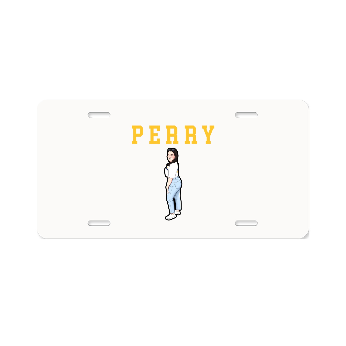 License Plate — Shirsey in Classic