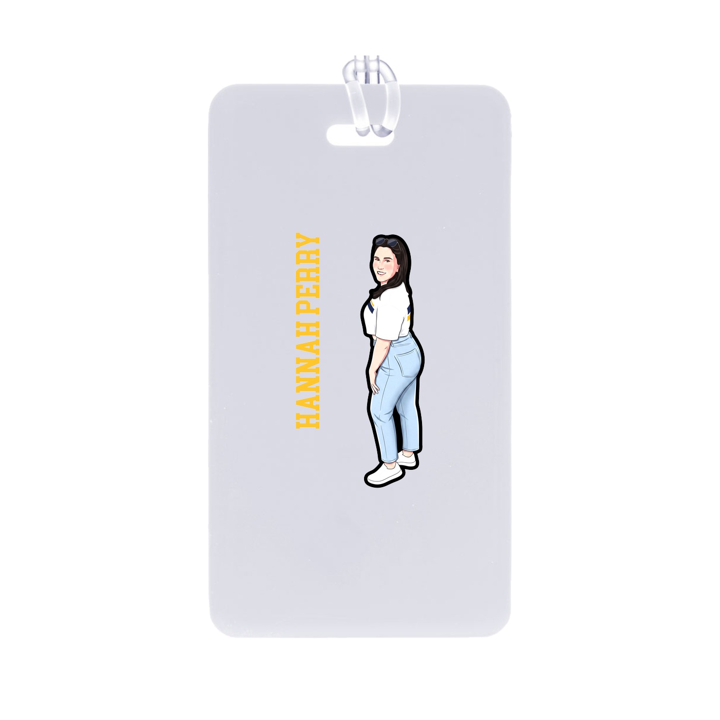 Bag Tag — Name Vertical in Classic