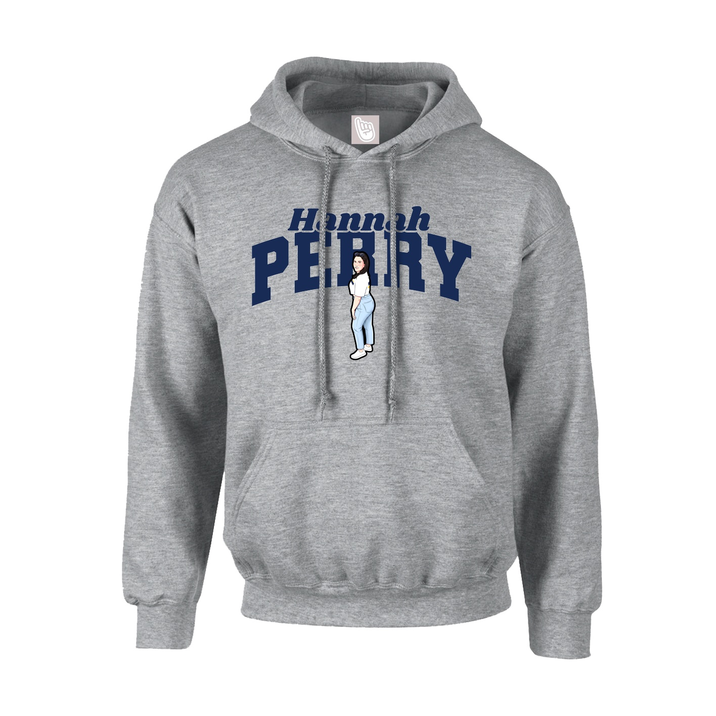 Hoodie — Signature Arch in Grey