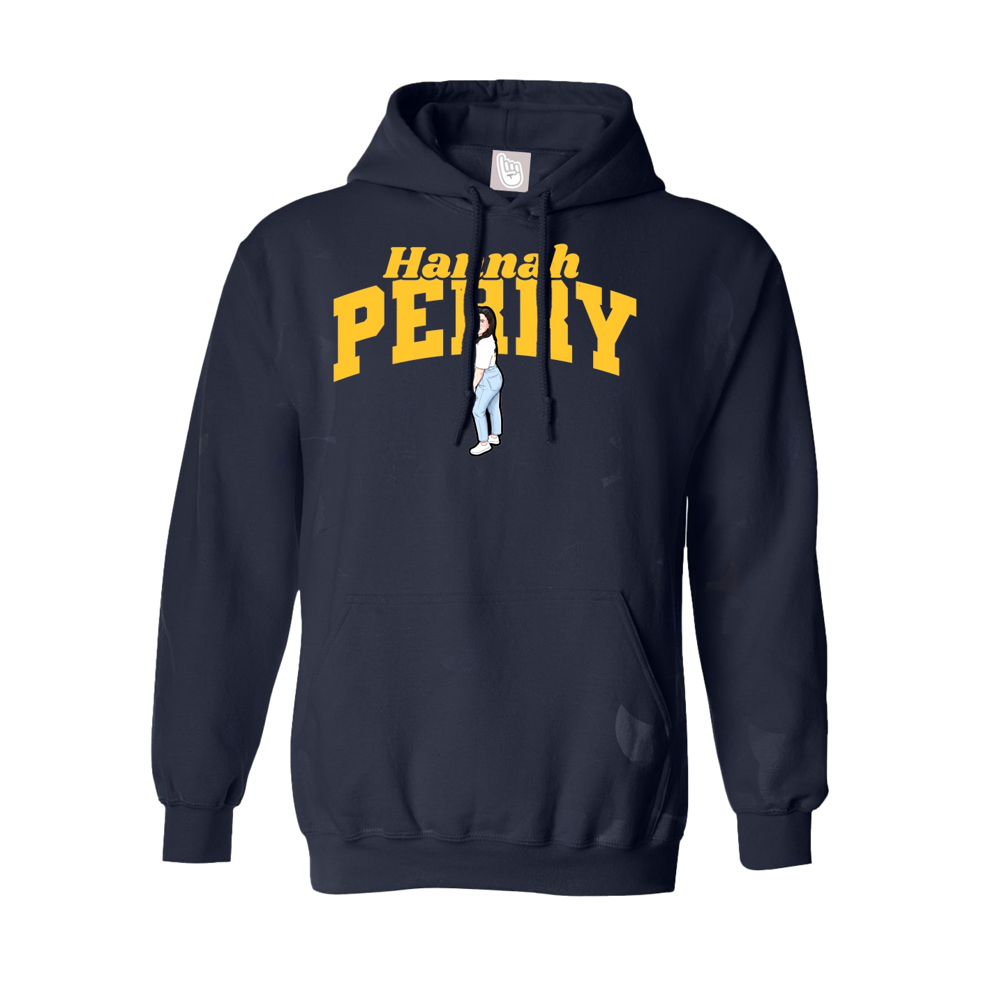 Youth Hoodie — Signature Arch in Navy