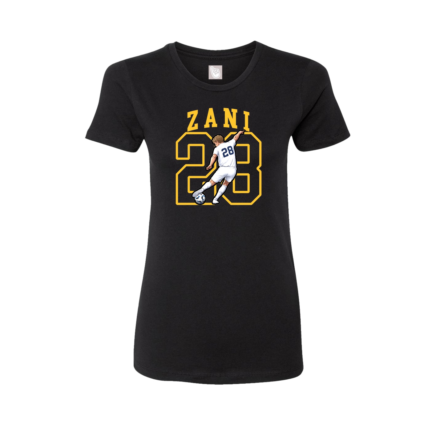 Fitted Women's Tee — Shirsey in Black