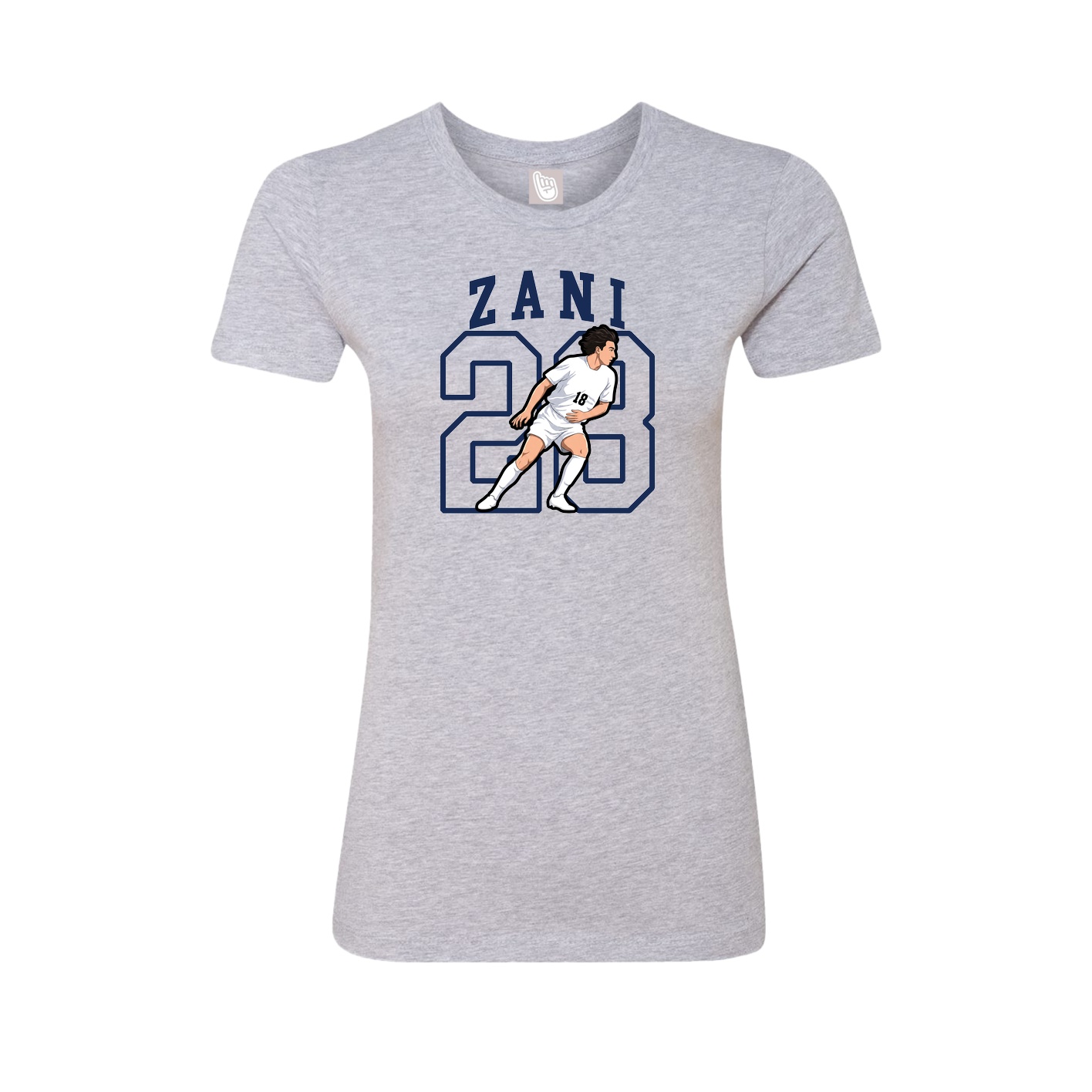 Fitted Women's Tee — Shirsey in Grey